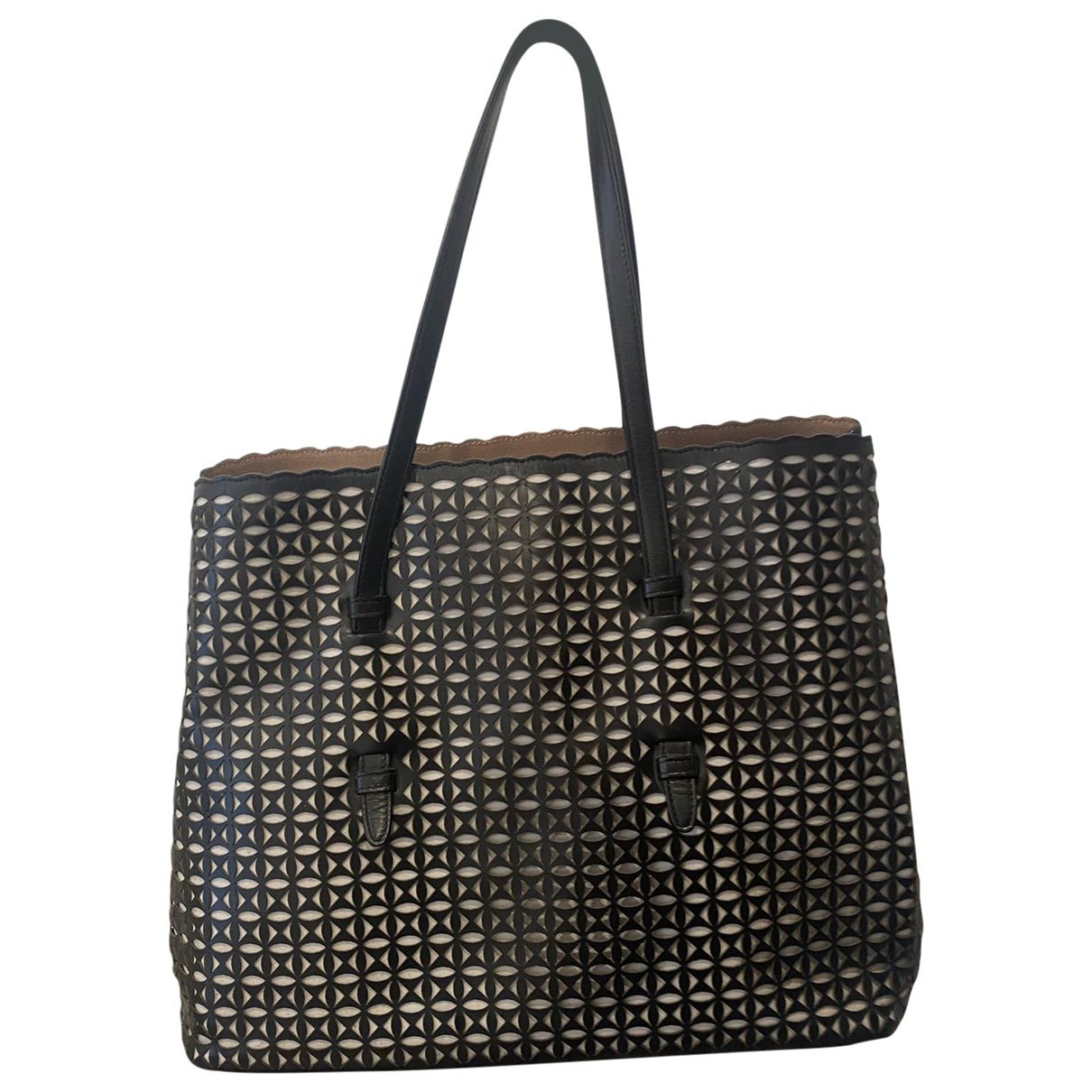 Mina leather handbag