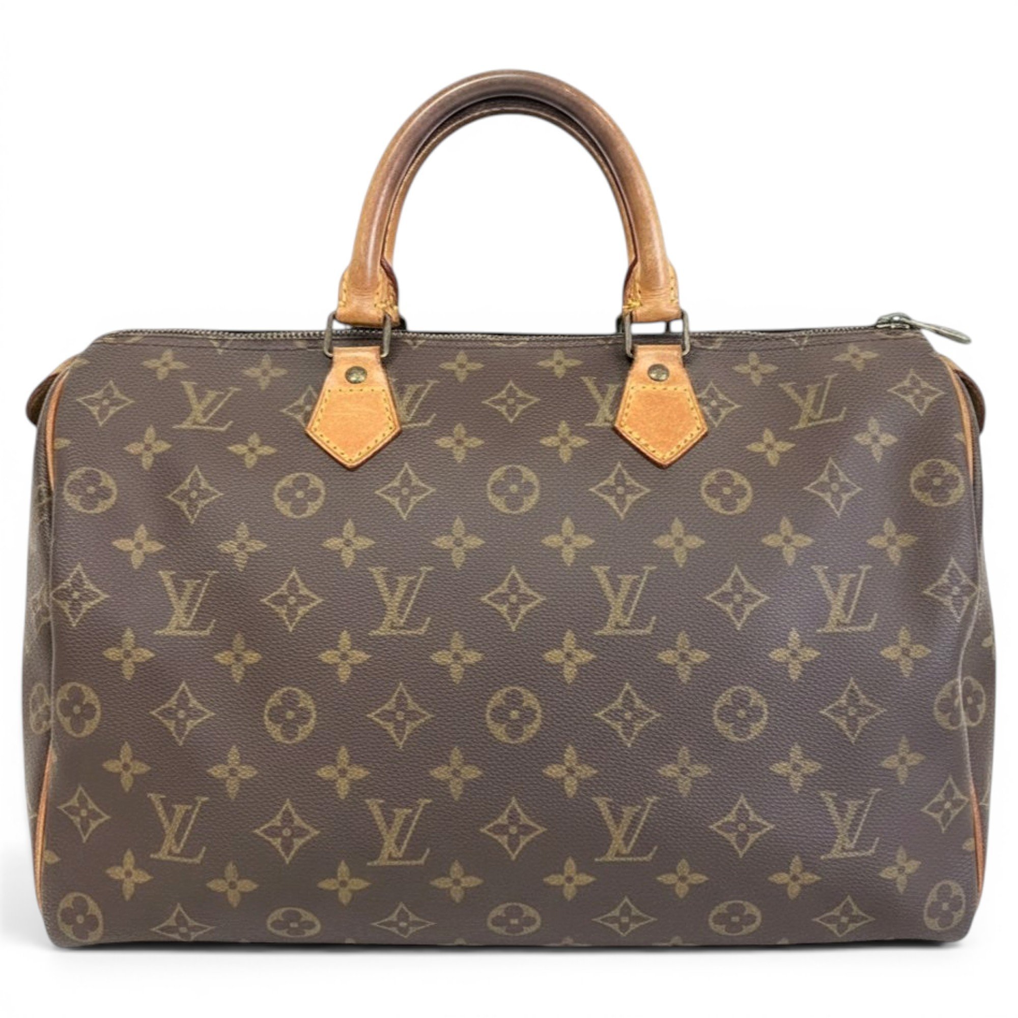 Speedy leather handbag