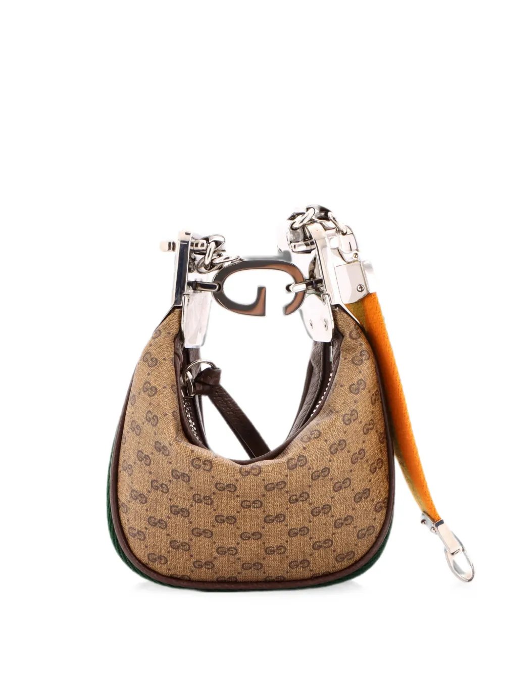 Attache Shoulder Bag Micro GG Coated Canvas Mini hobo bag
