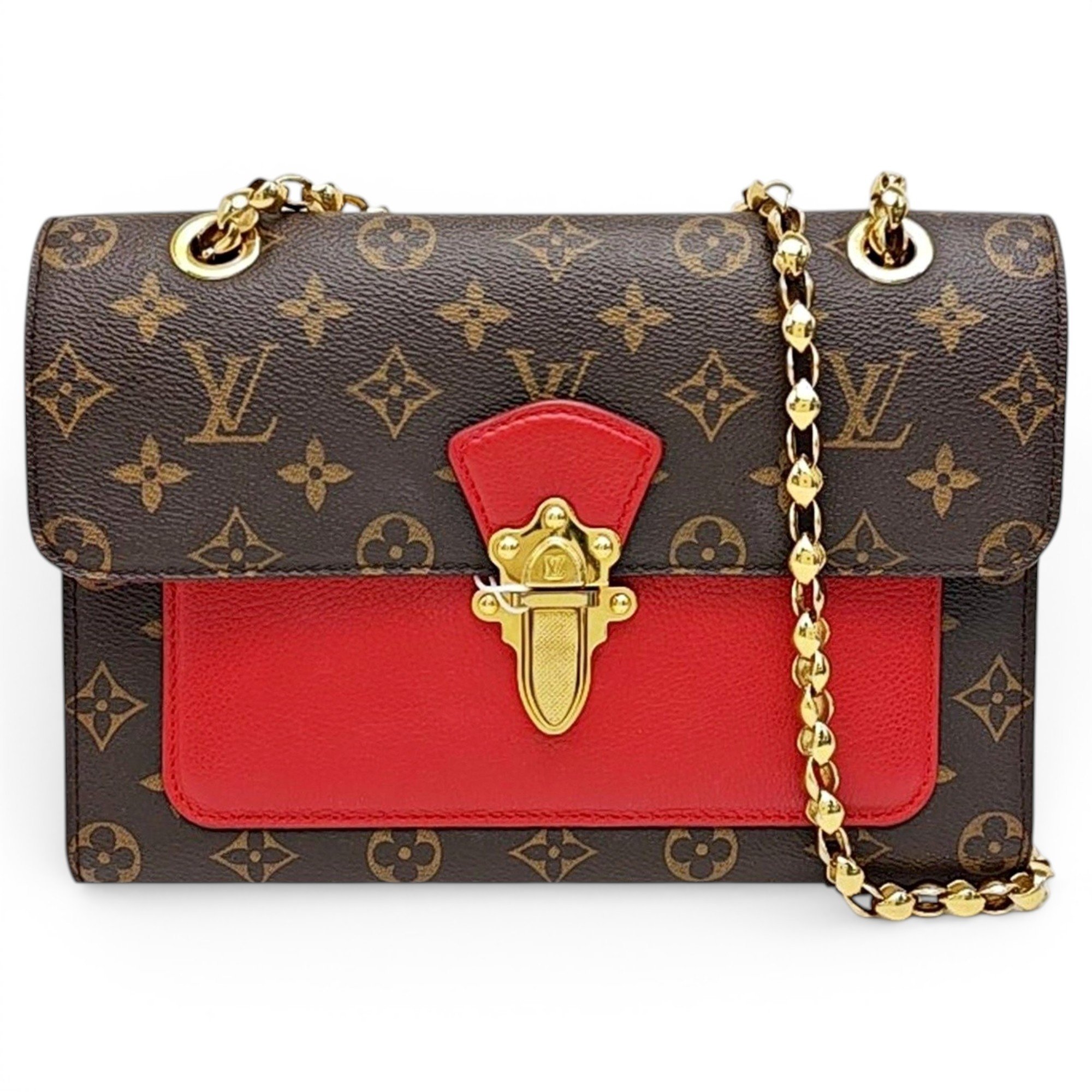 Victoire leather handbag