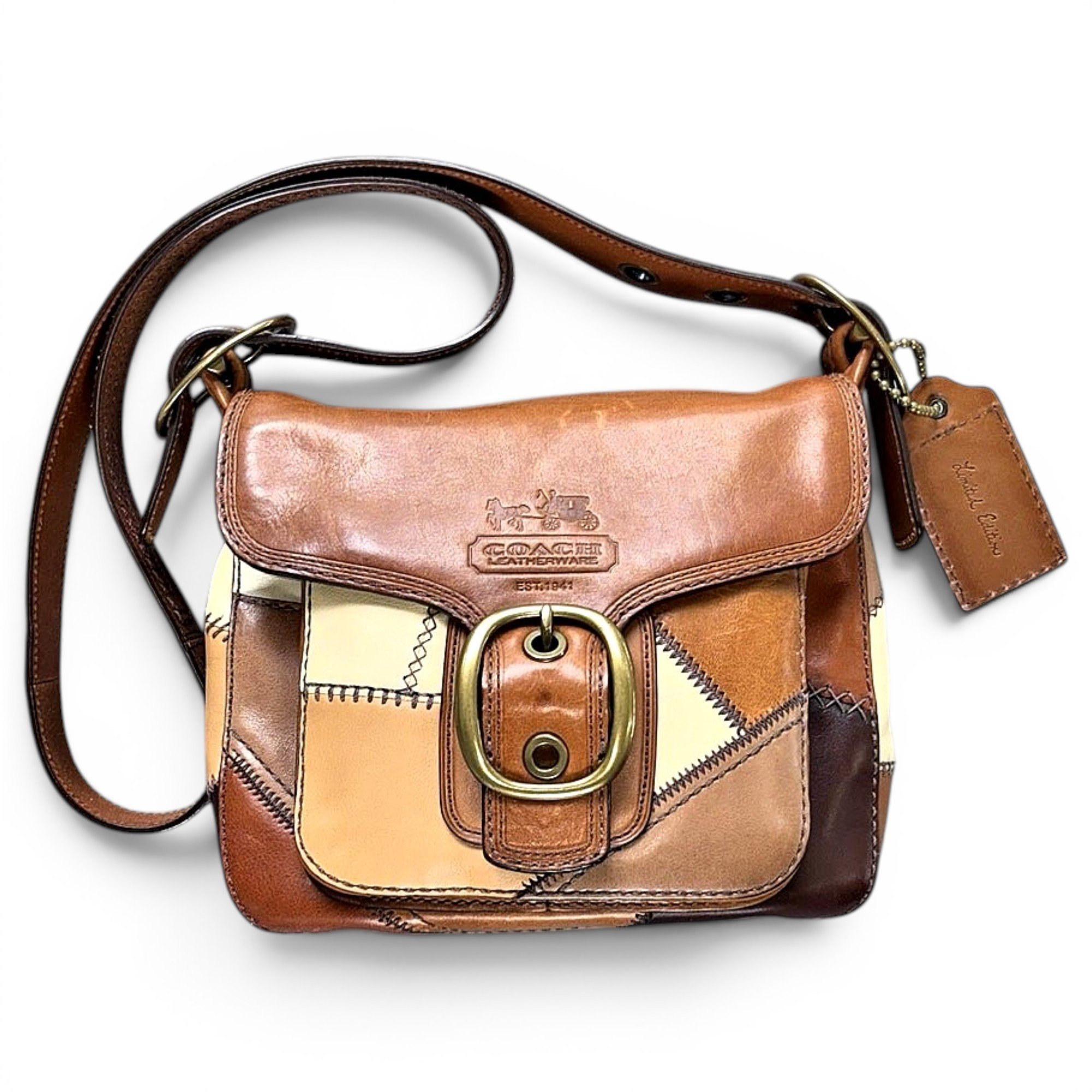 Leather crossbody bag