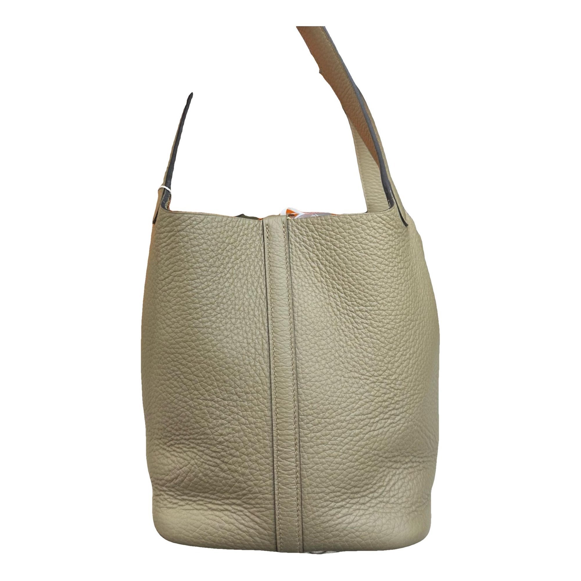 Hermes Picotin leather tote