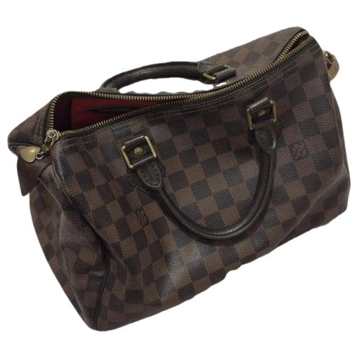 Speedy leather handbag