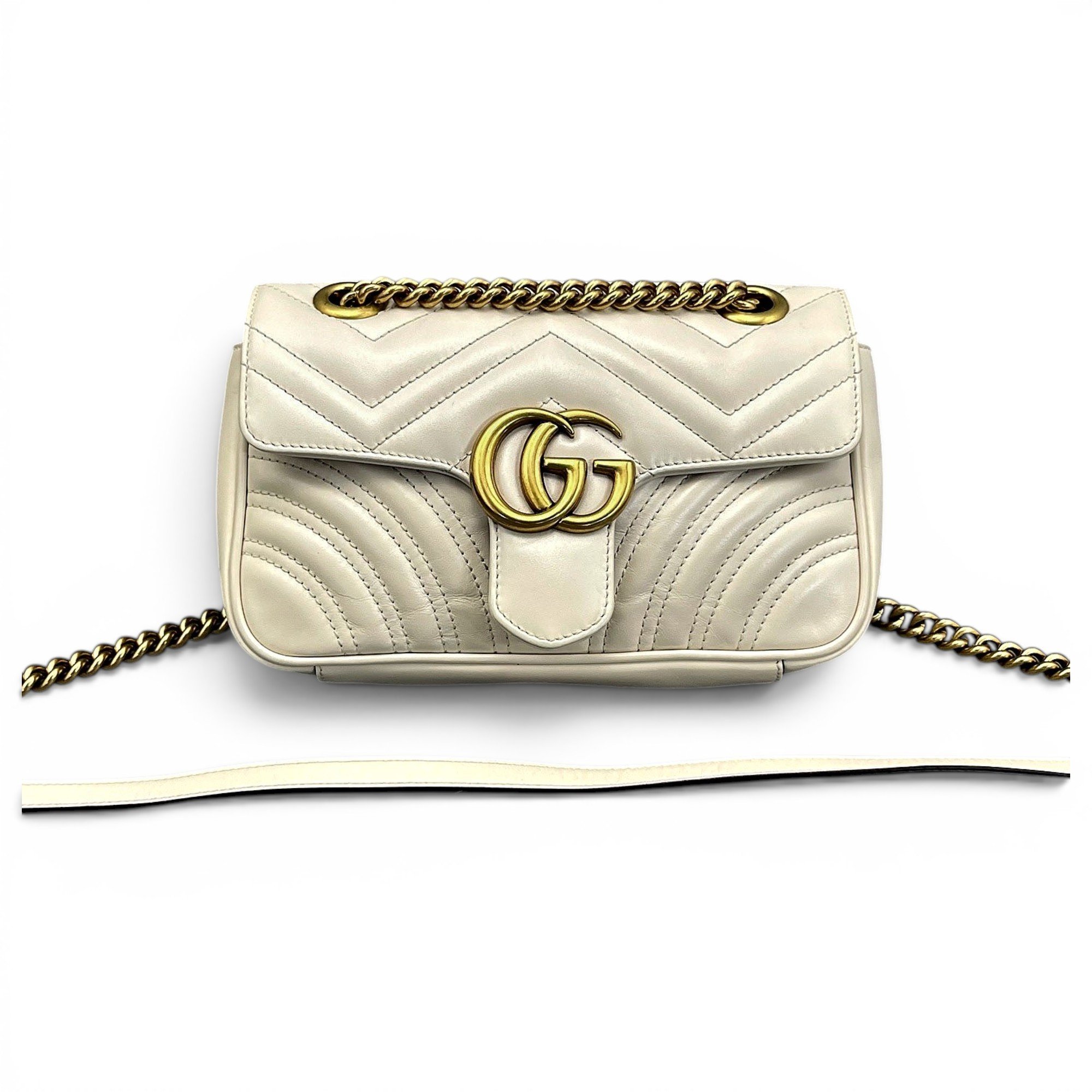 GG Marmont Flap leather handbag