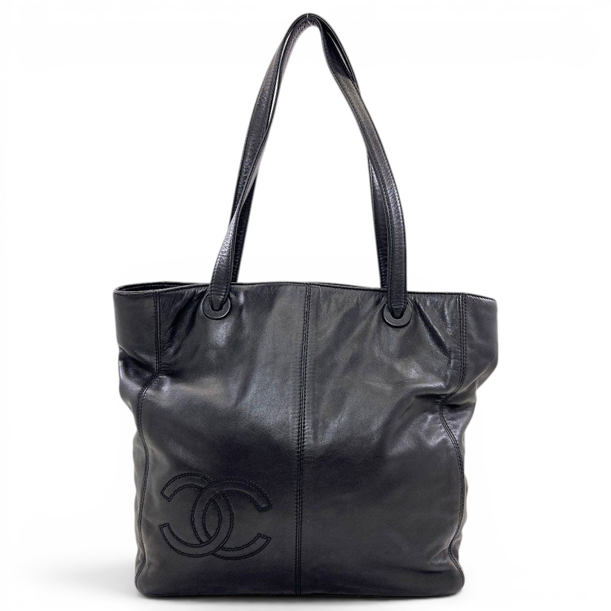 Leather tote