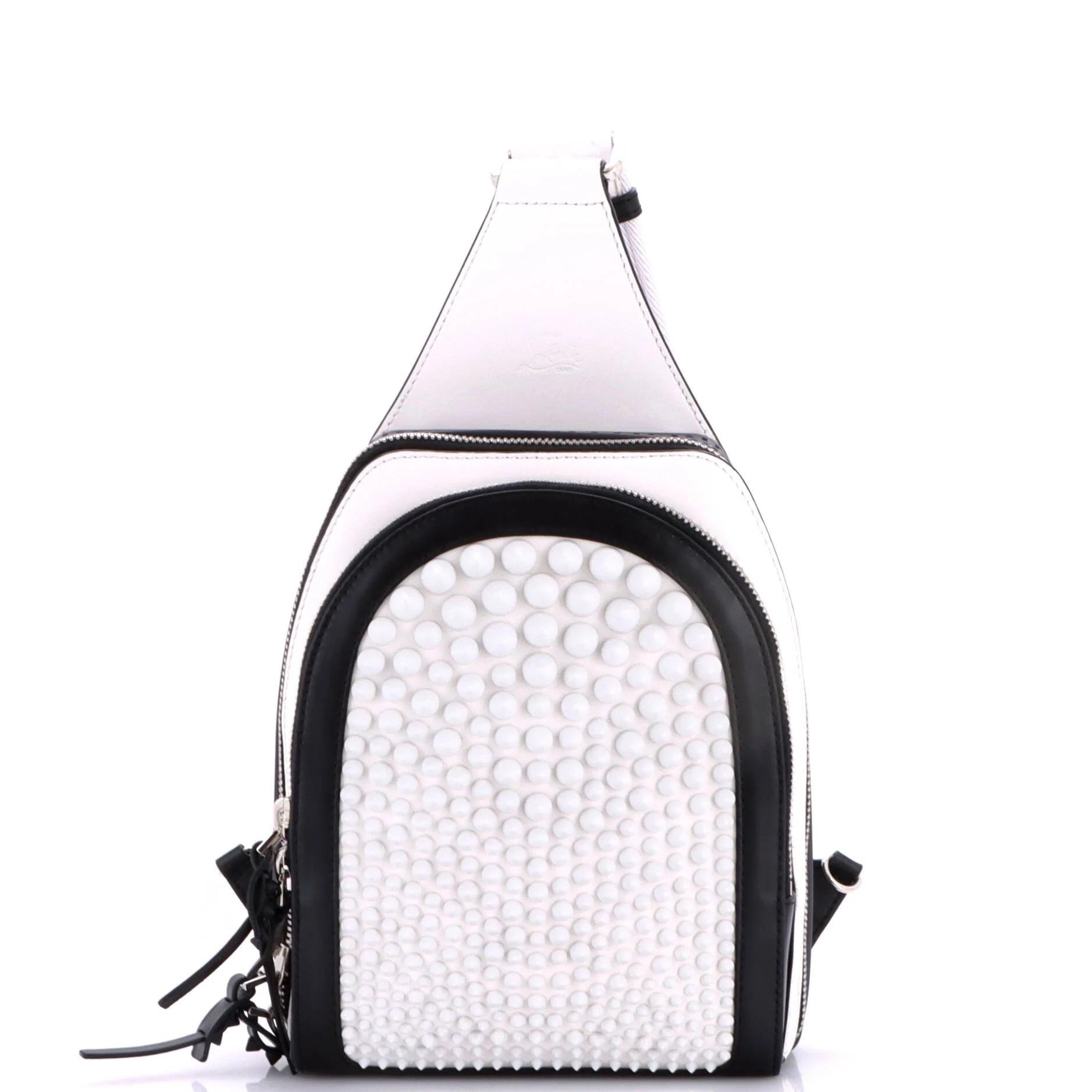 Leather backpack