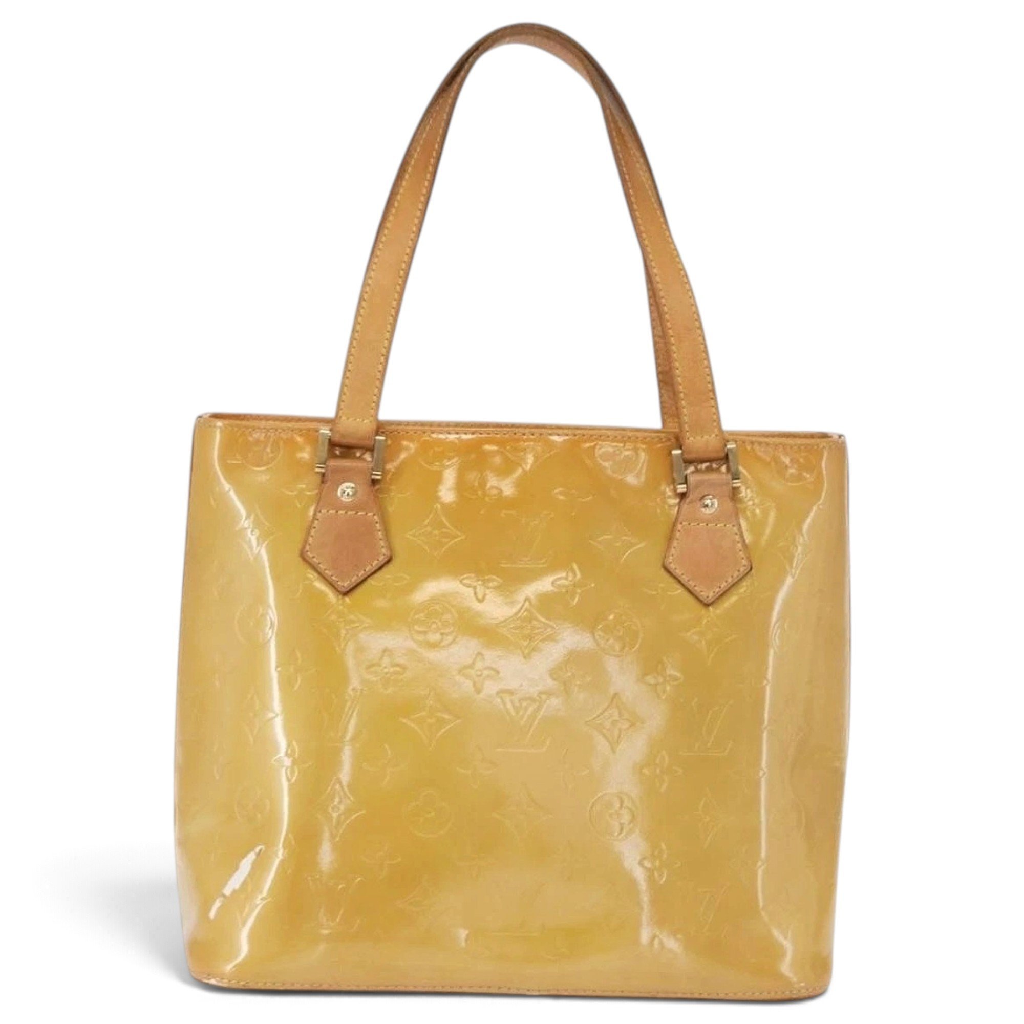 Patent leather handbag