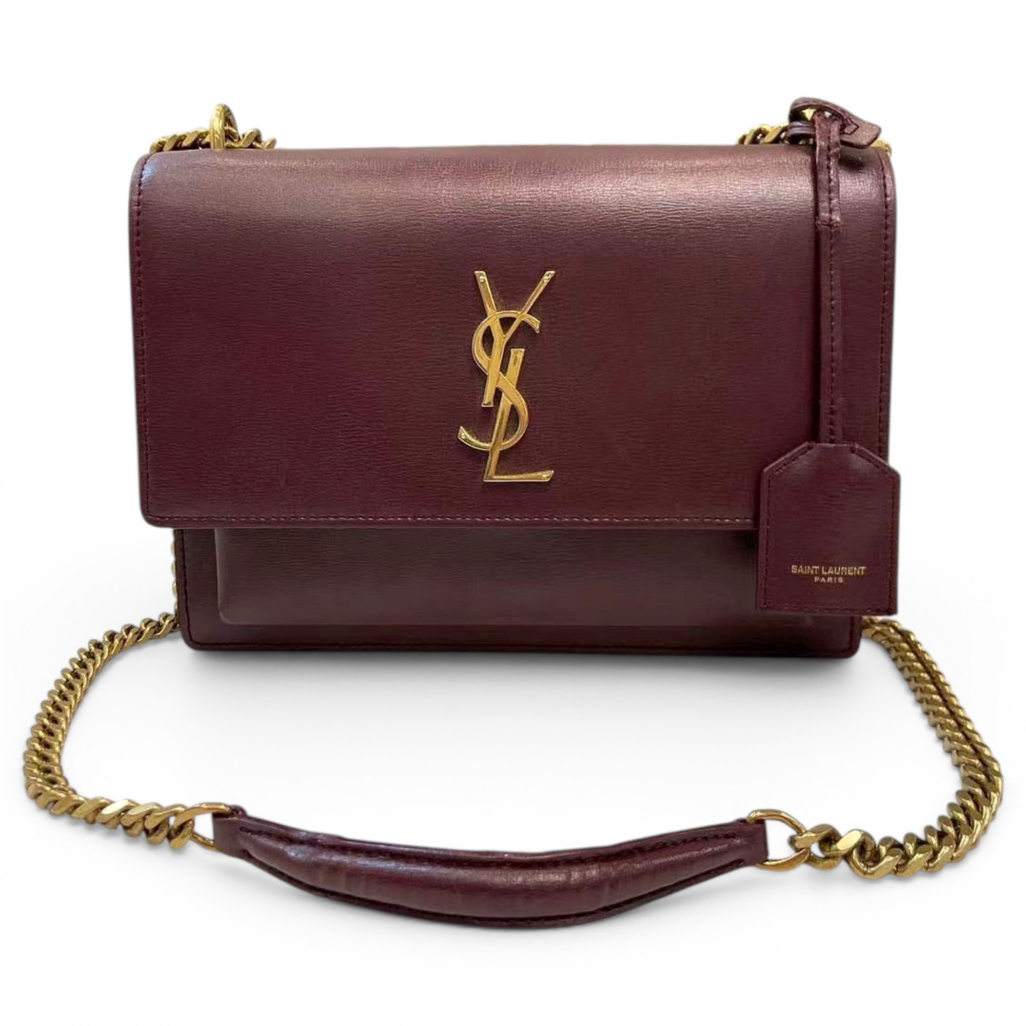 Sunset leather handbag