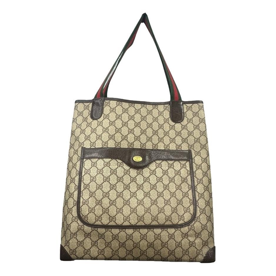 Leather tote