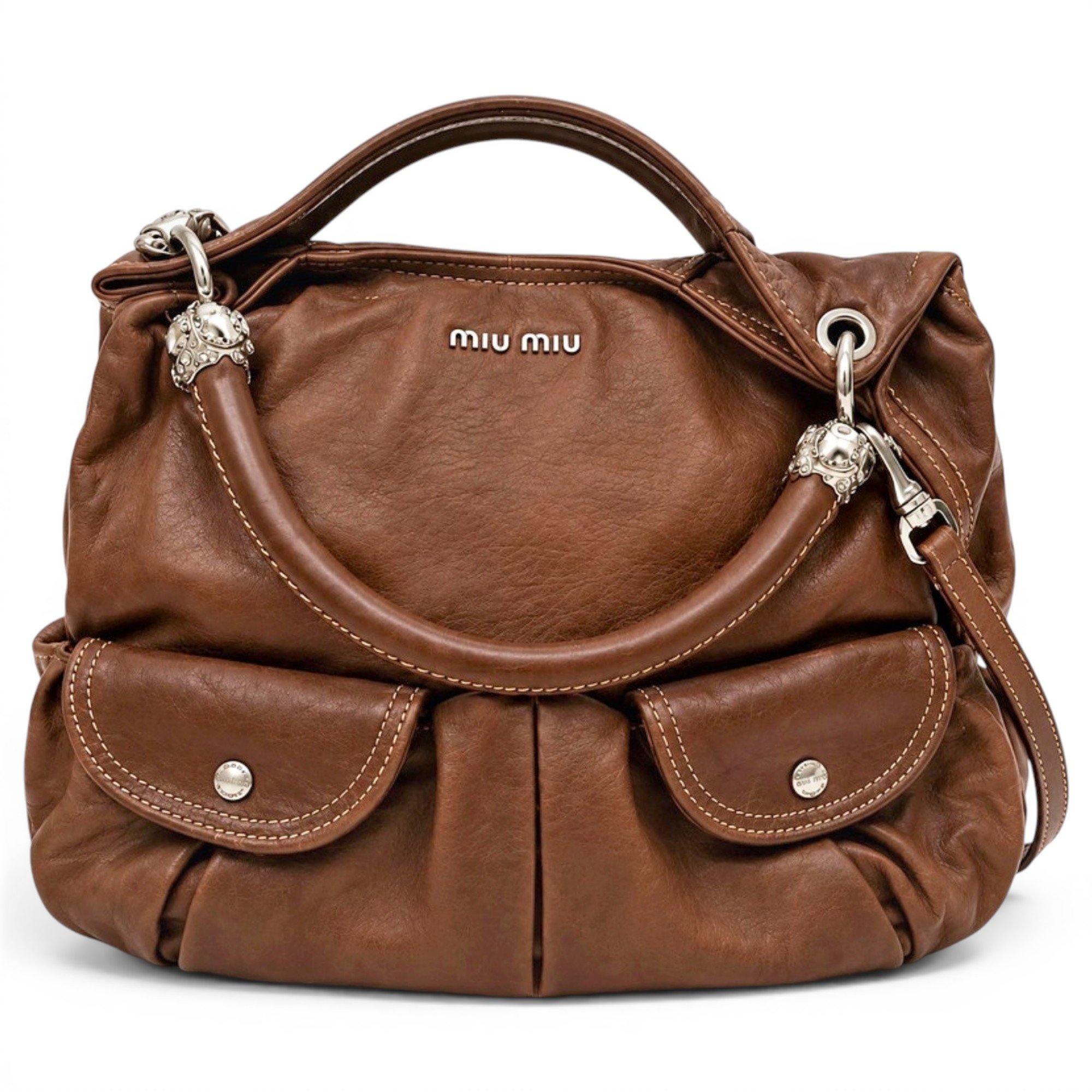 Leather handbag