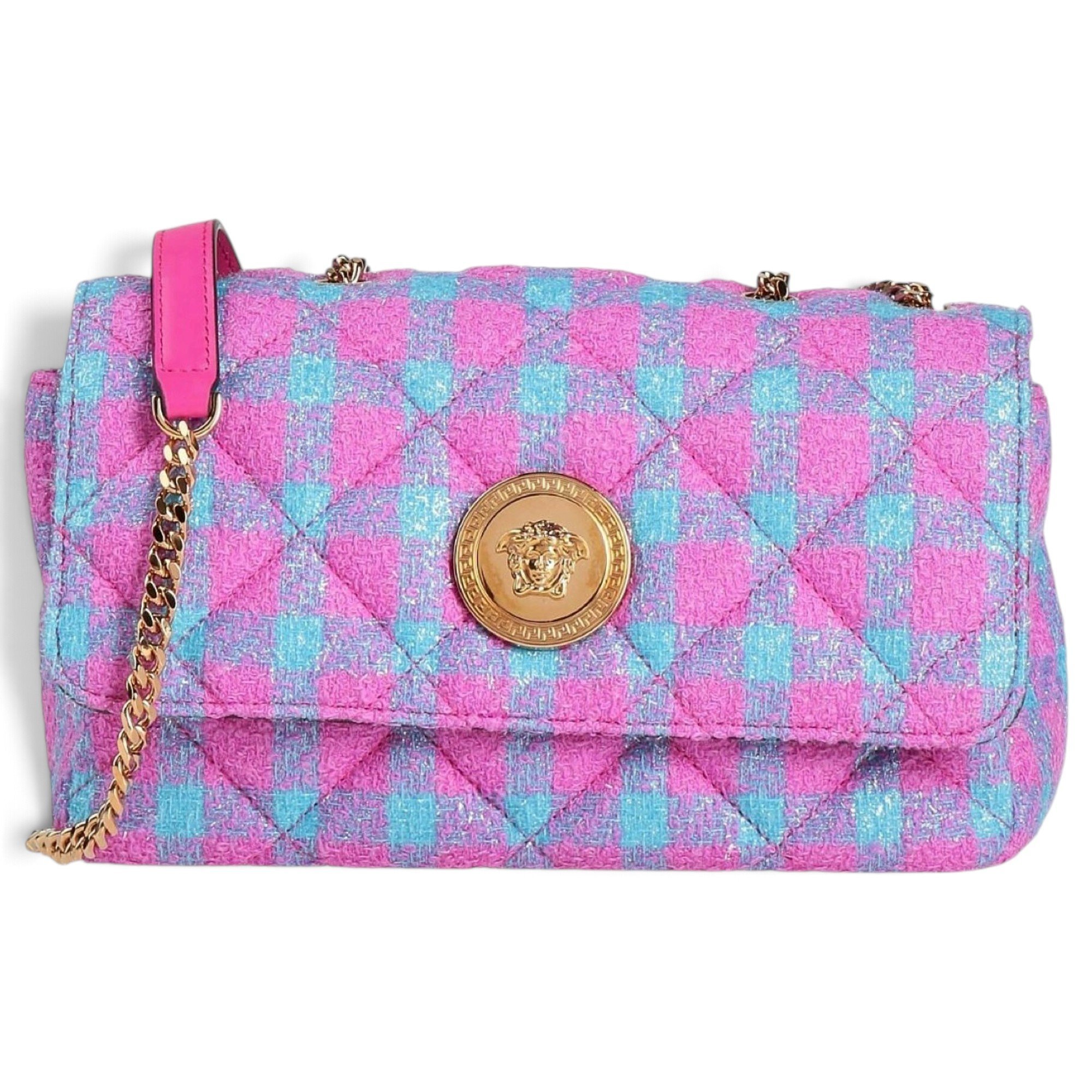Icon tweed crossbody bag