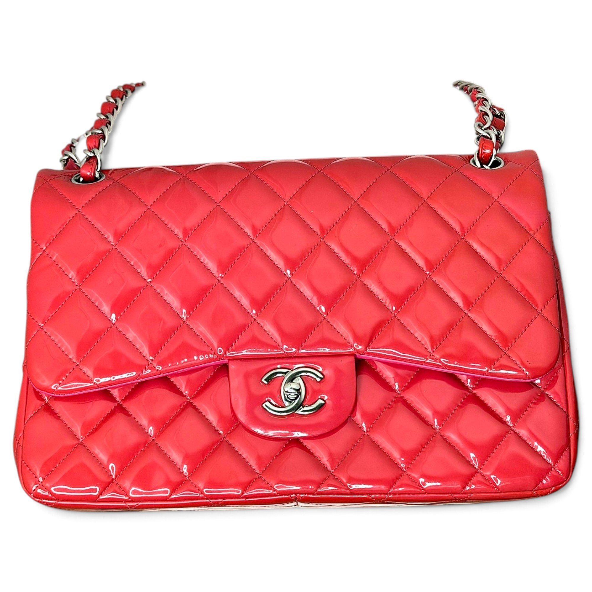 Timeless/Classique patent leather handbag