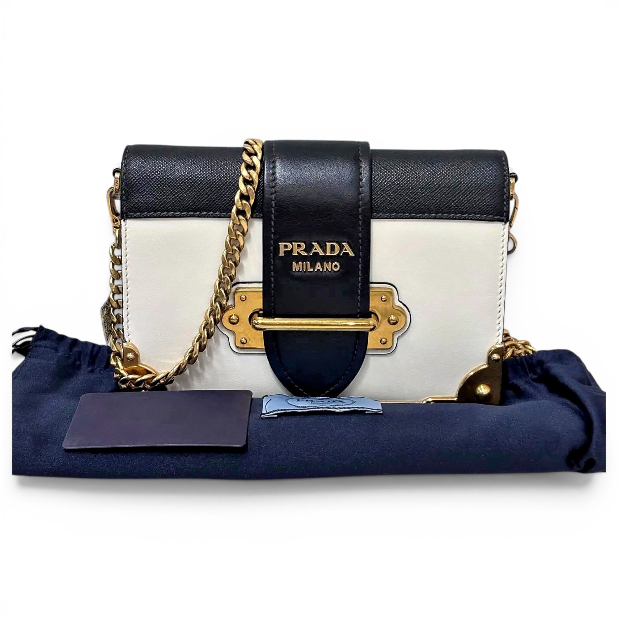 Cahier leather crossbody bag
