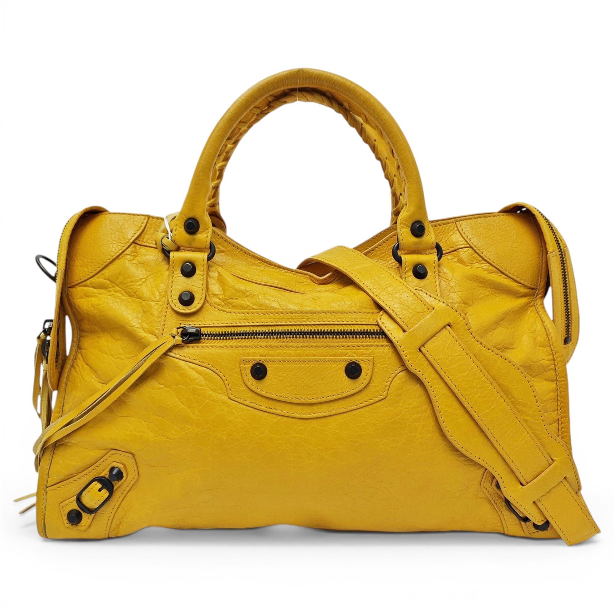 City leather crossbody bag