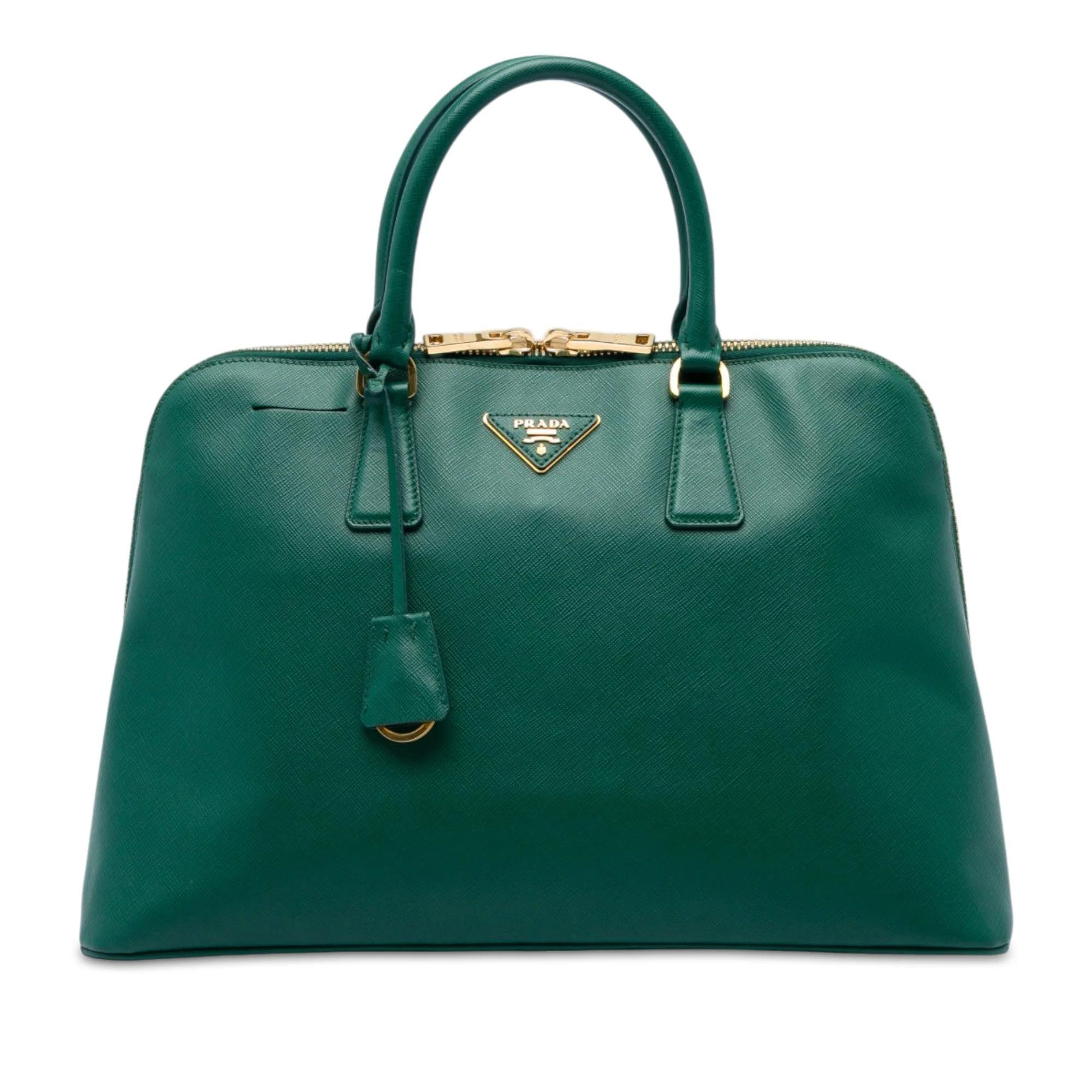 Promenade leather handbag