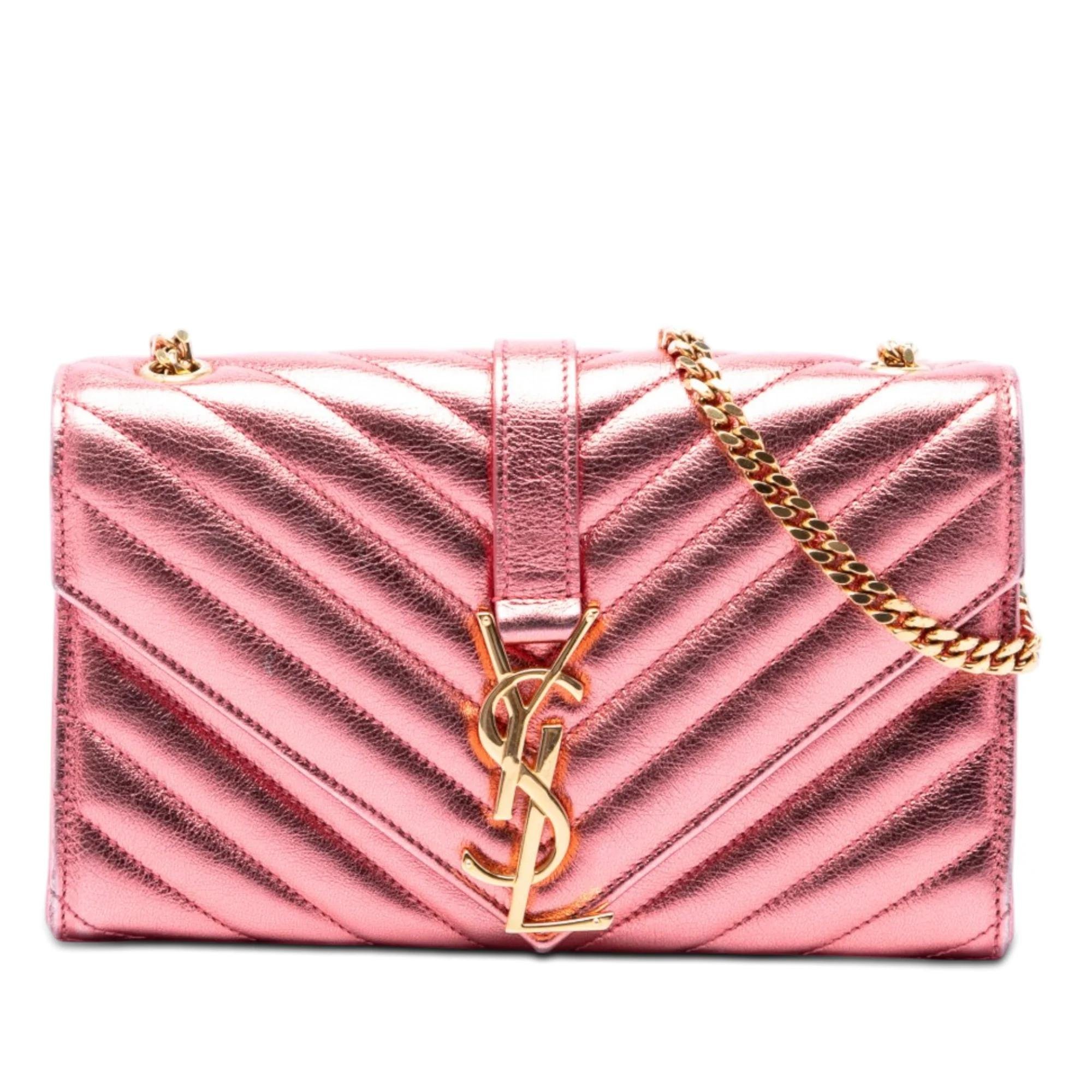 Envelope pony-style calfskin handbag