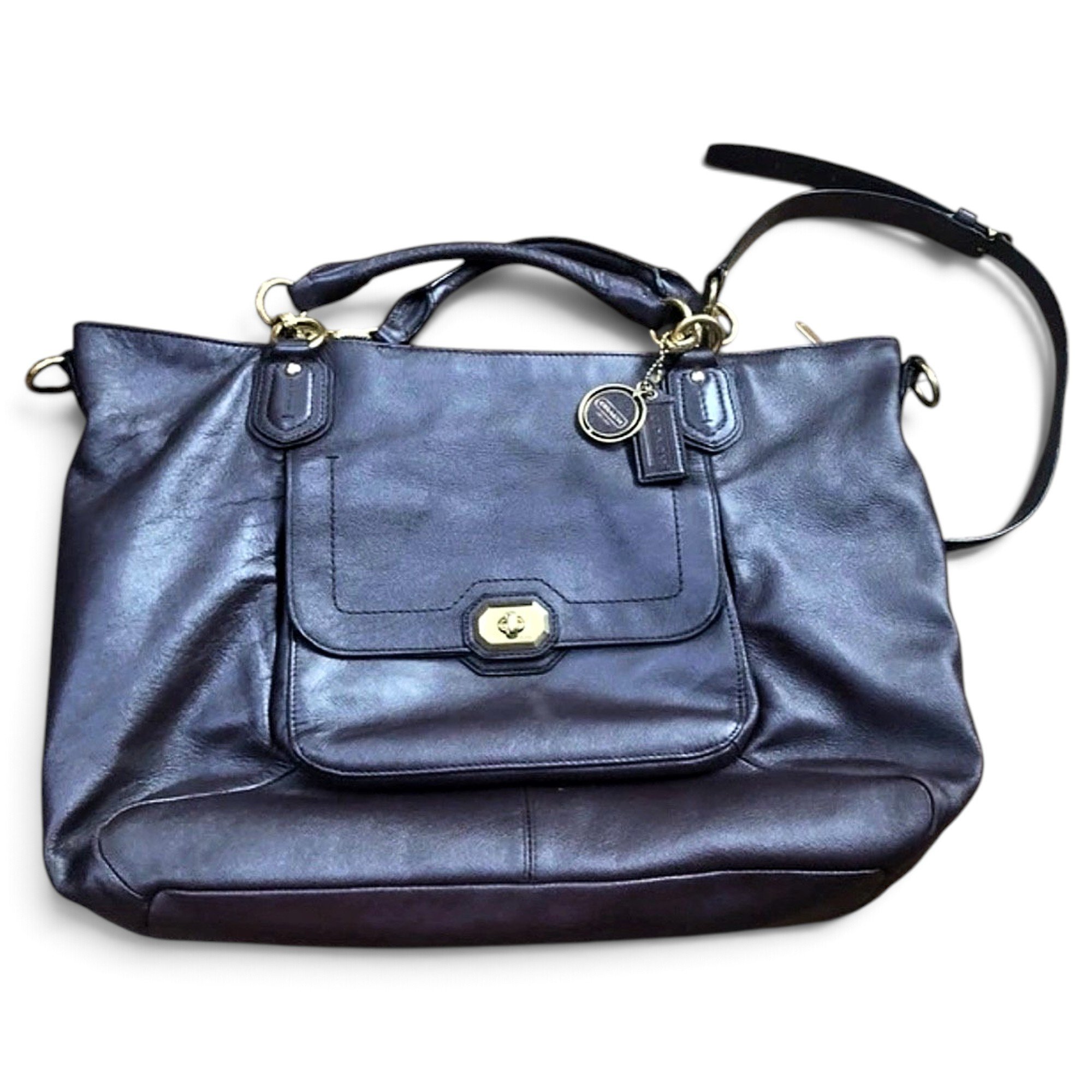 Leather satchel