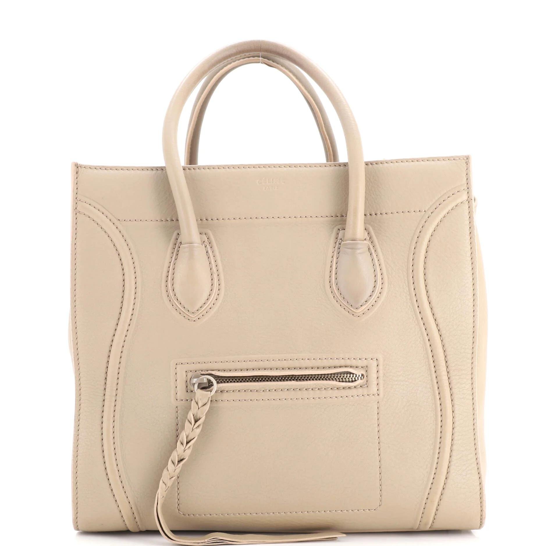 Leather tote