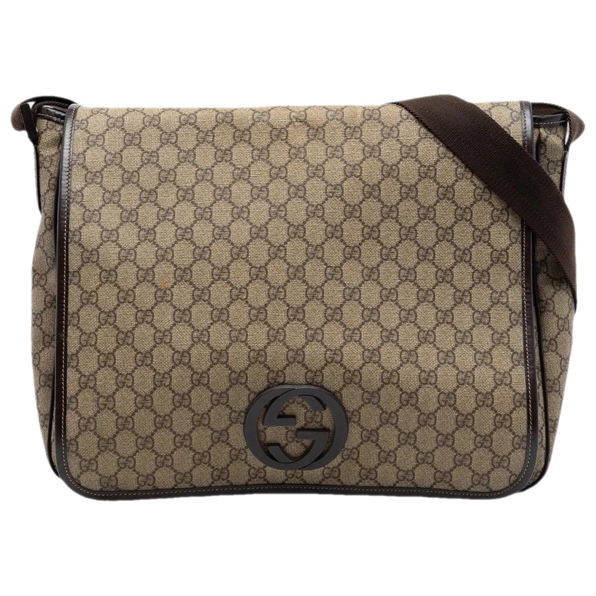 Interlocking cloth crossbody bag