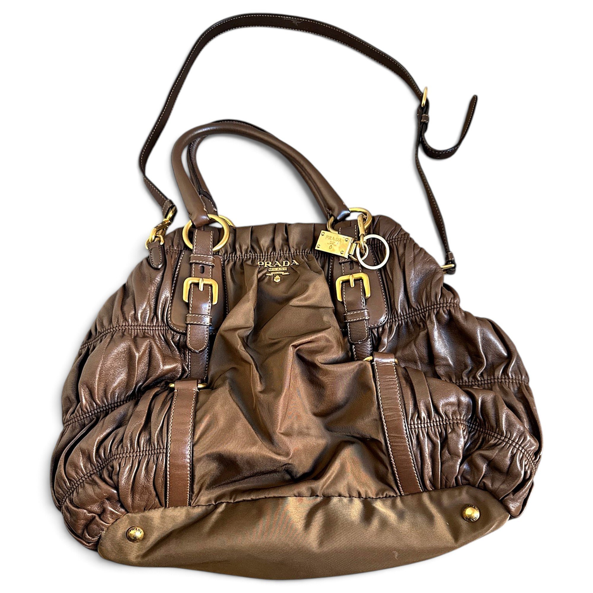 Leather tote