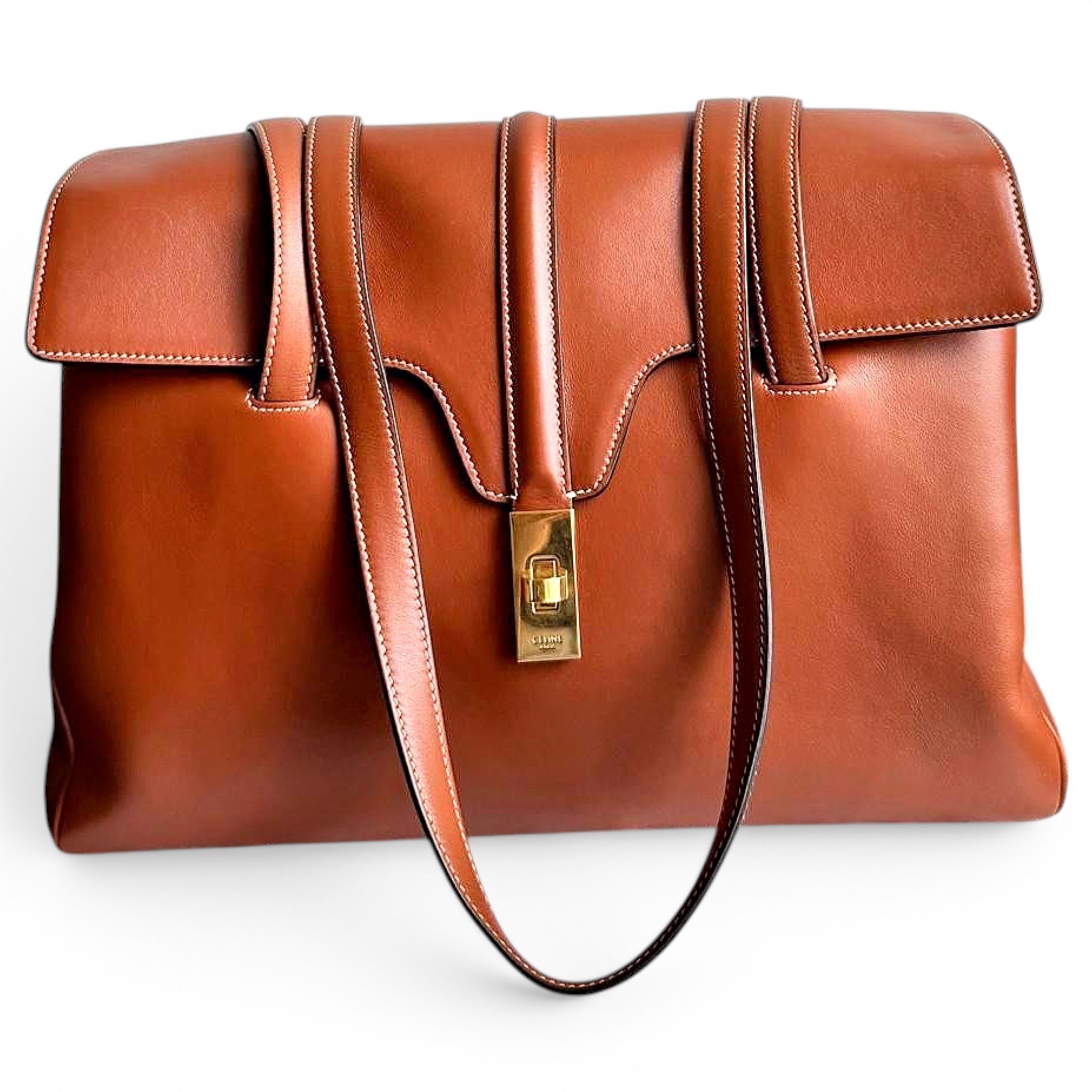 Leather handbag