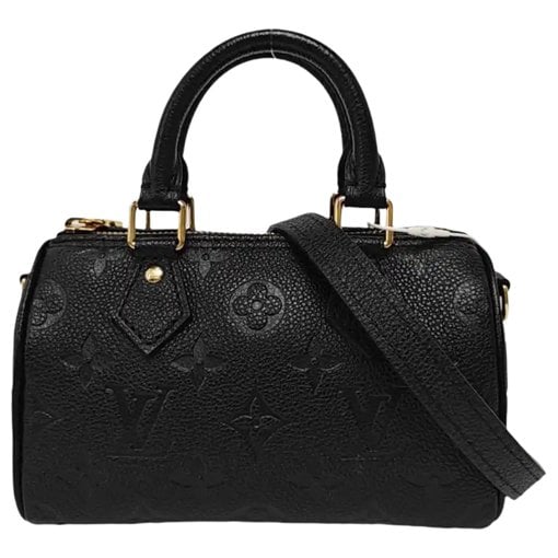 Nano Speedy / Mini HL leather handbag