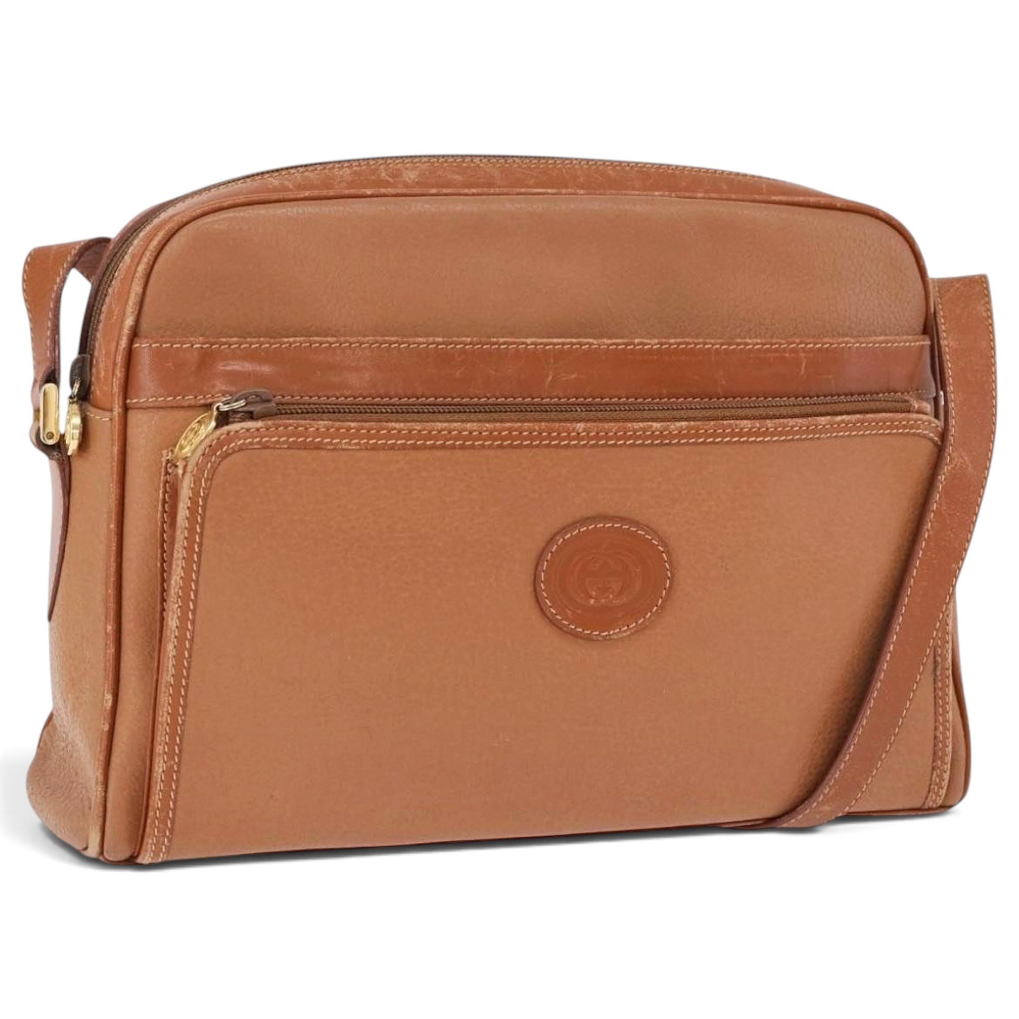 Leather handbag