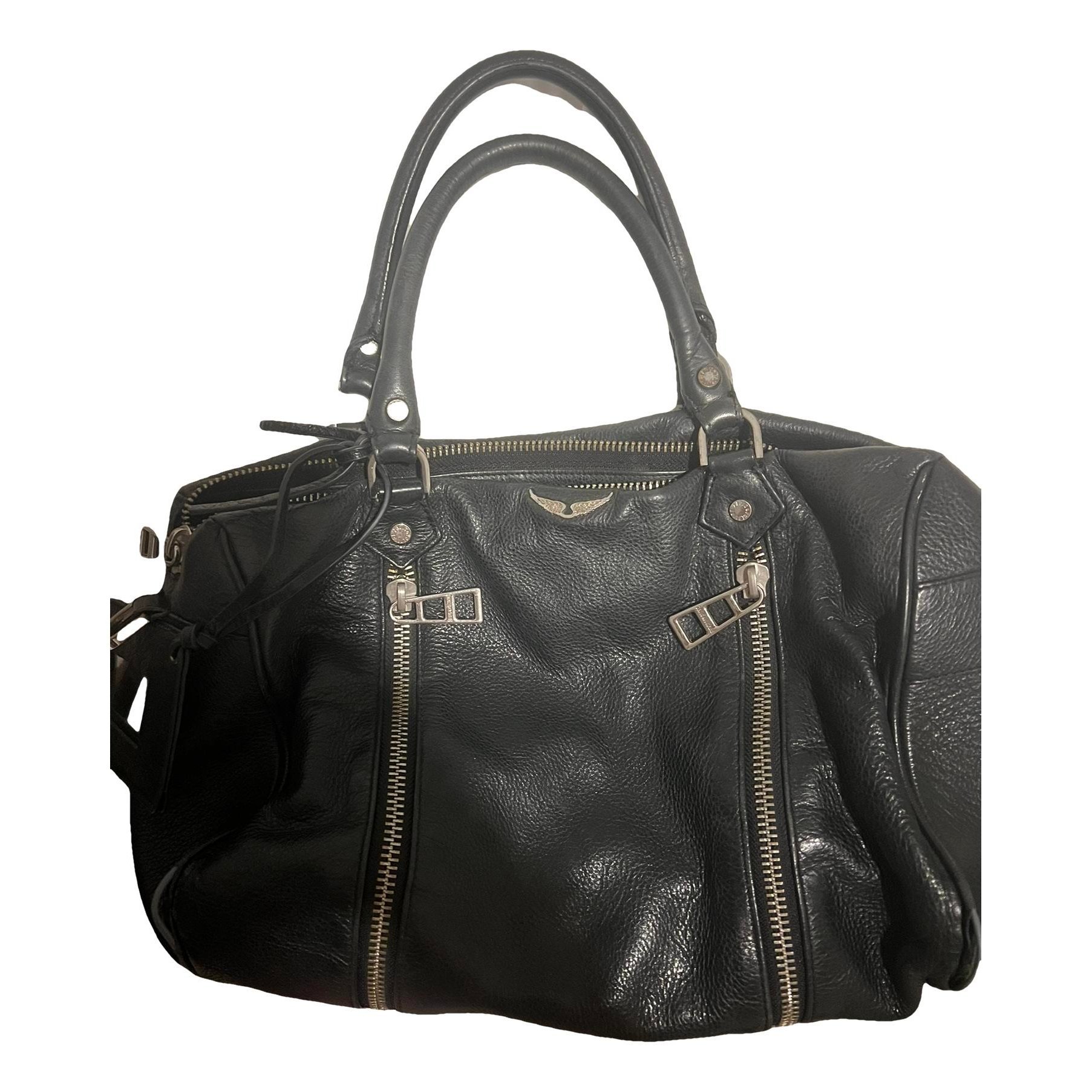 Sunny patent leather handbag
