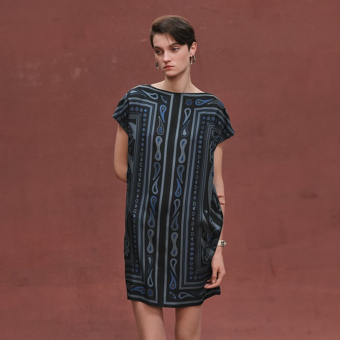 Noir Réglisse "Candy Libris Bandana" Classic Tunic