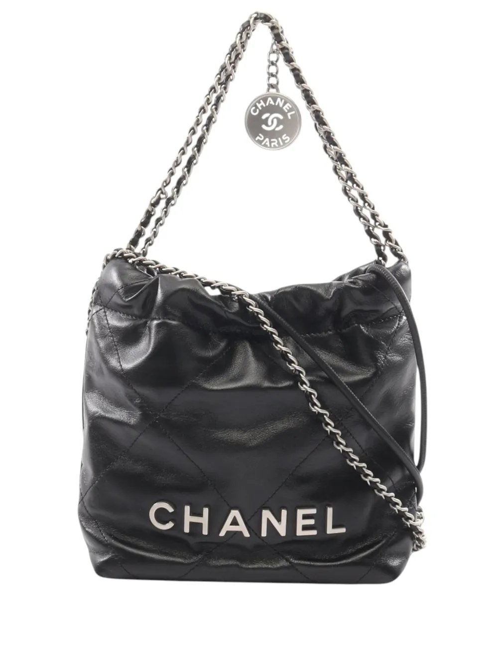 2021-2026 Mini Shiny Calfskin 22 Handbag satchel