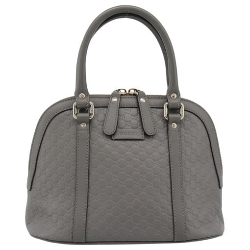 Dôme leather handbag