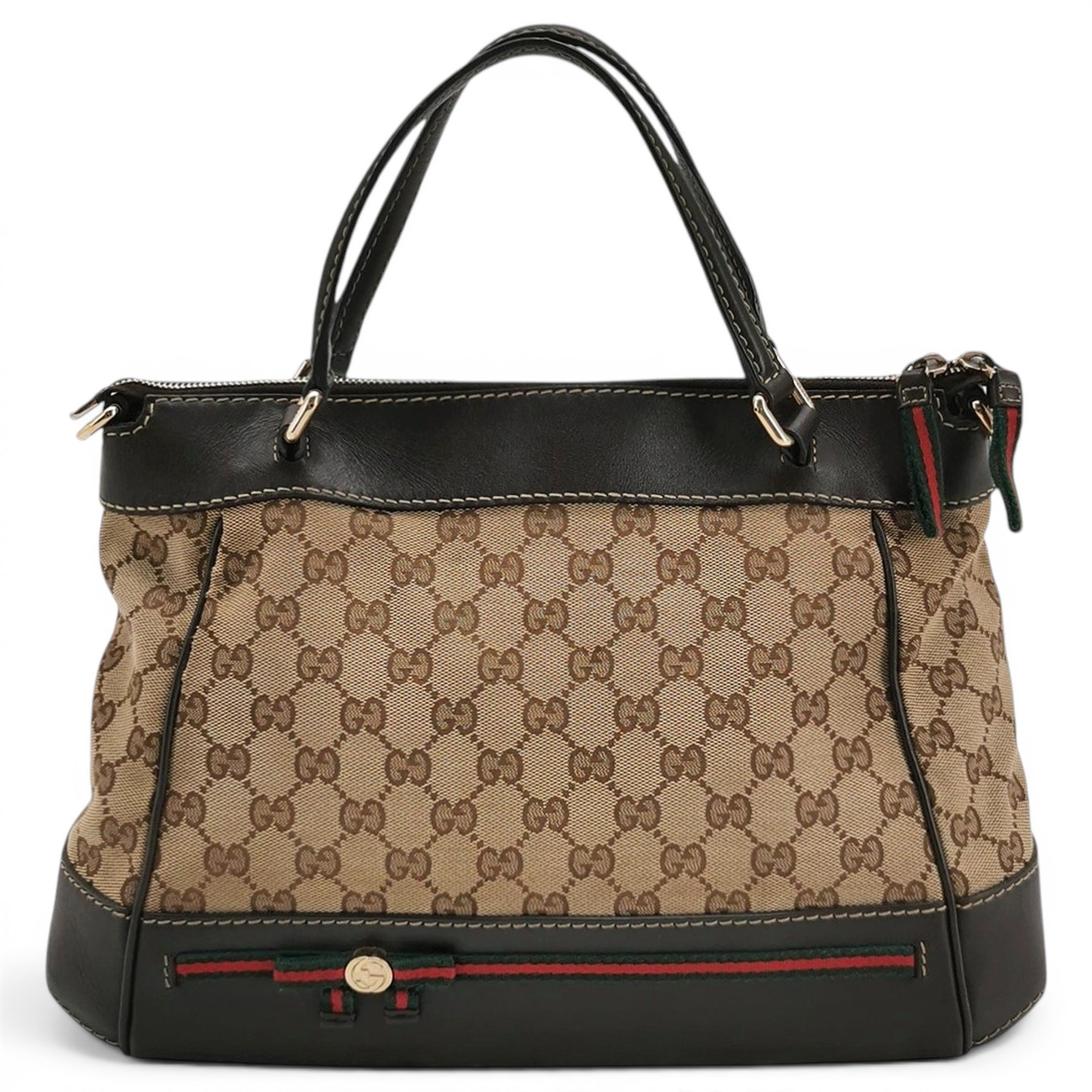 Leather tote