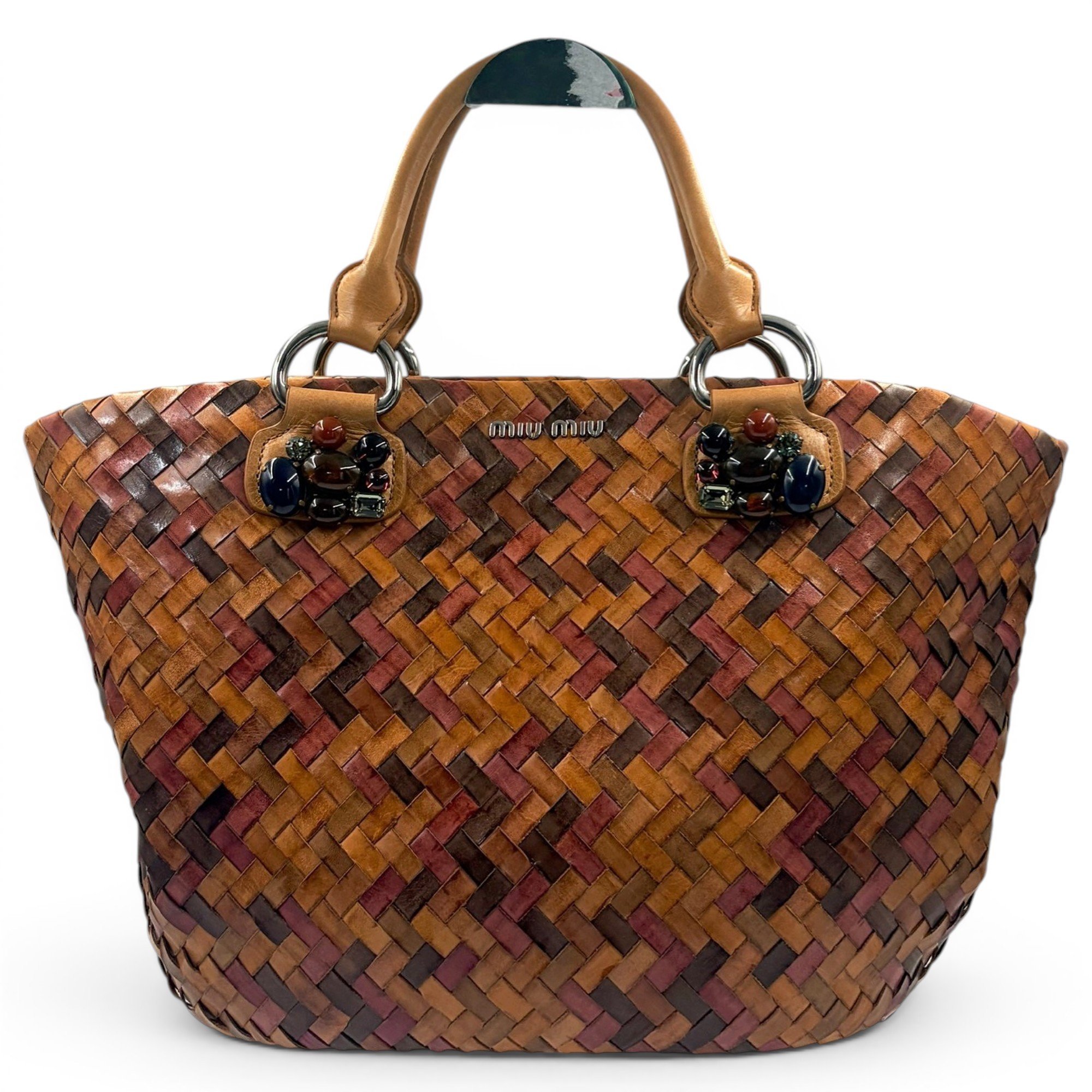 Miu Miu Leather tote