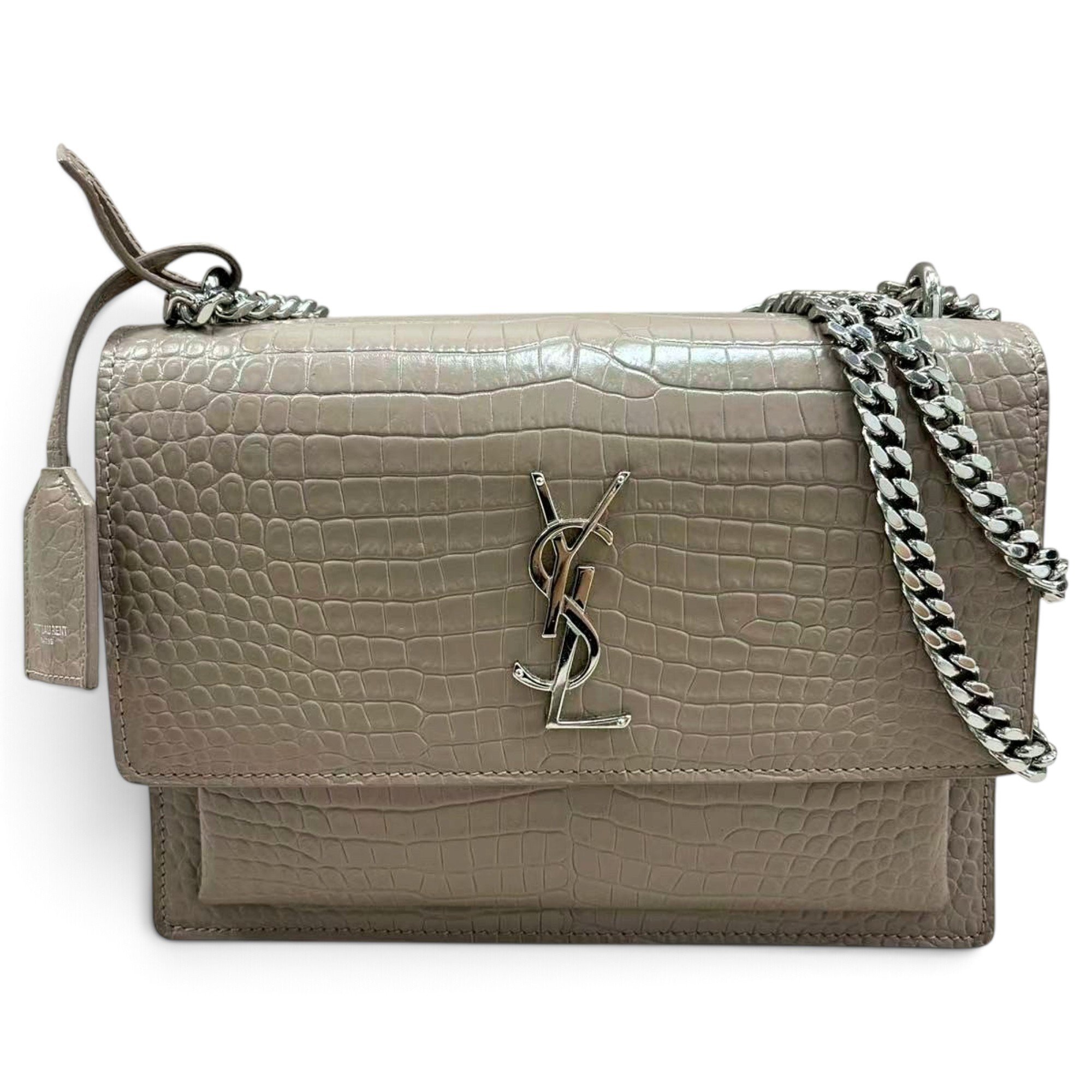 Sunset leather crossbody bag