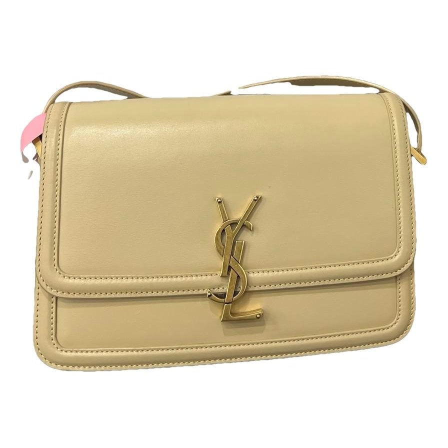 Solférino leather handbag