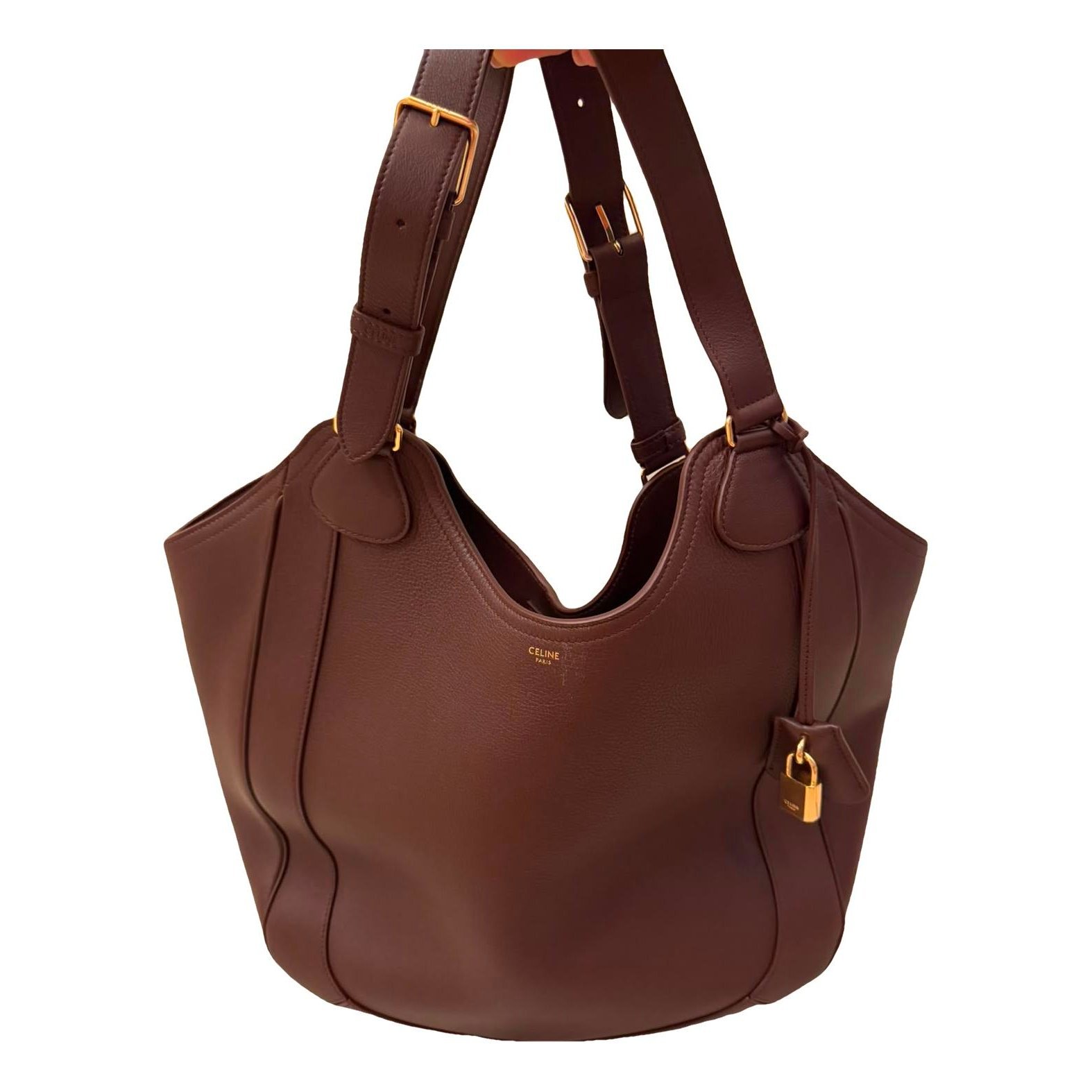 Big Bag leather handbag