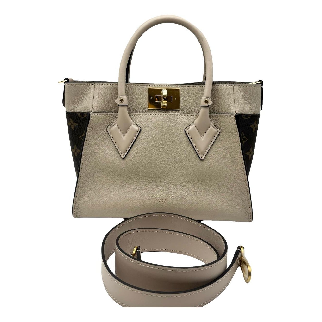 On My Side leather handbag