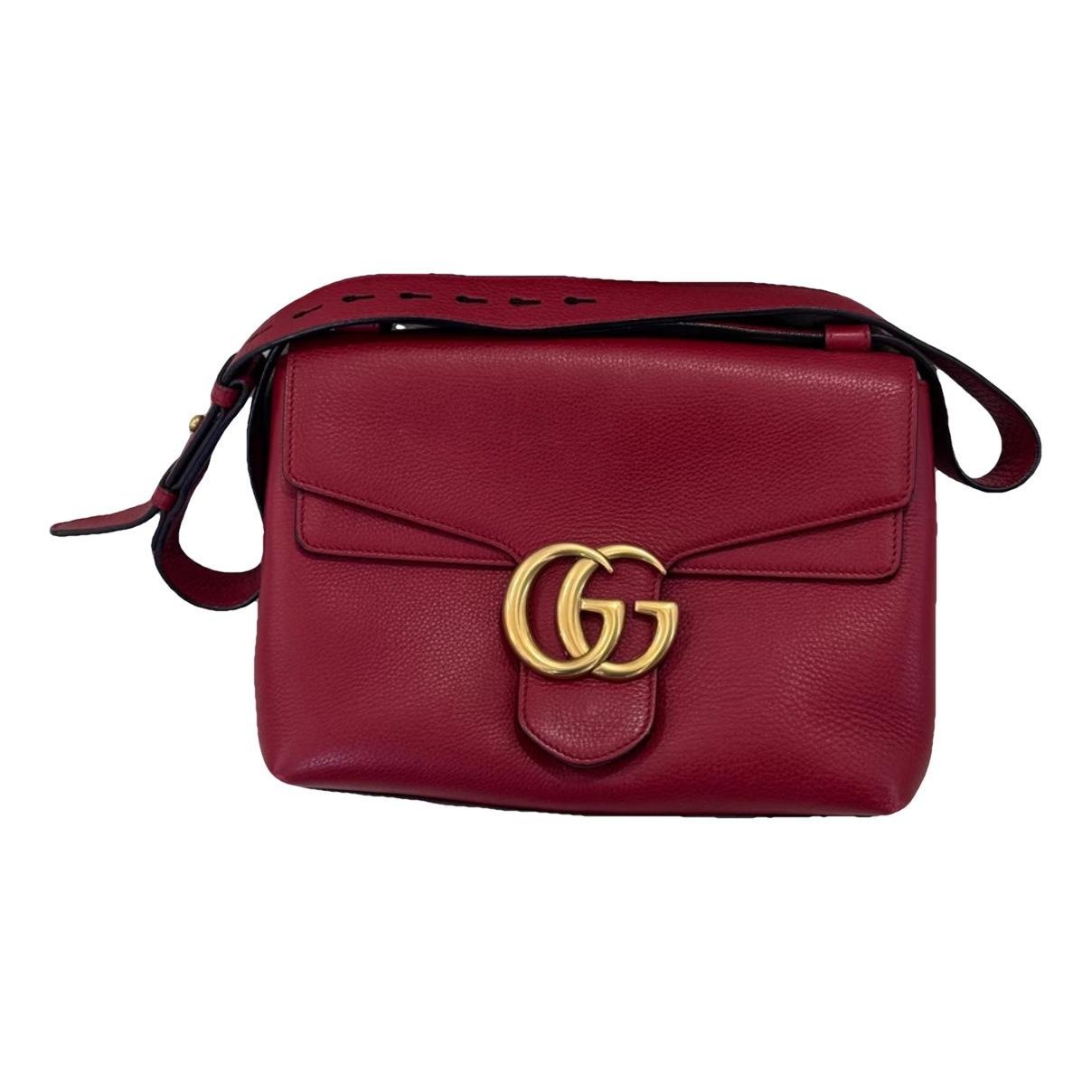 GG Marmont Flap leather handbag