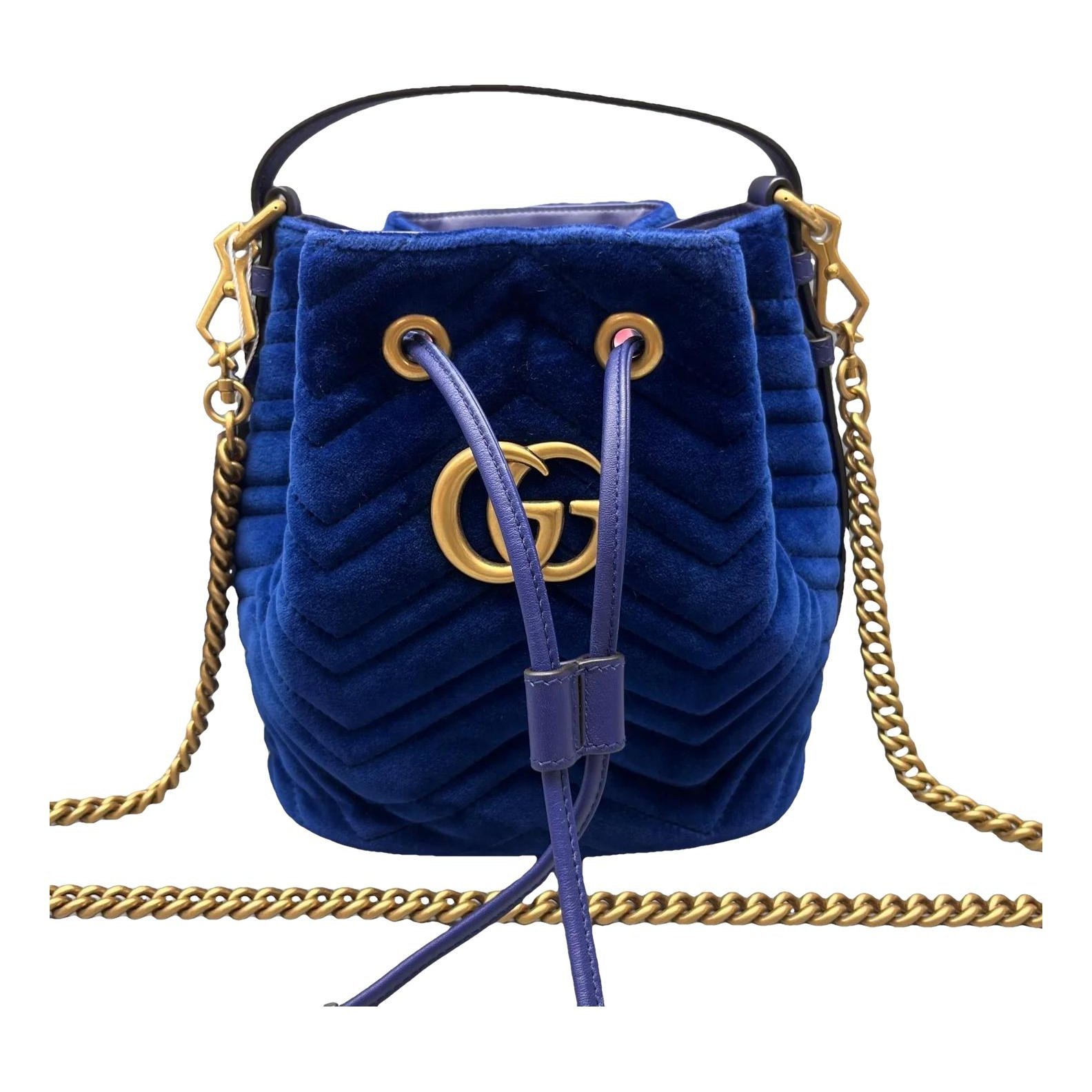 GG Marmont velvet mini bag