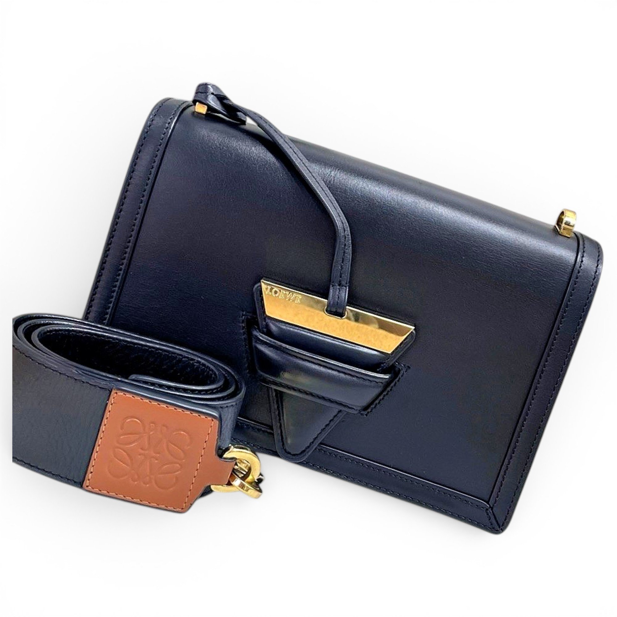 Barcelona leather handbag
