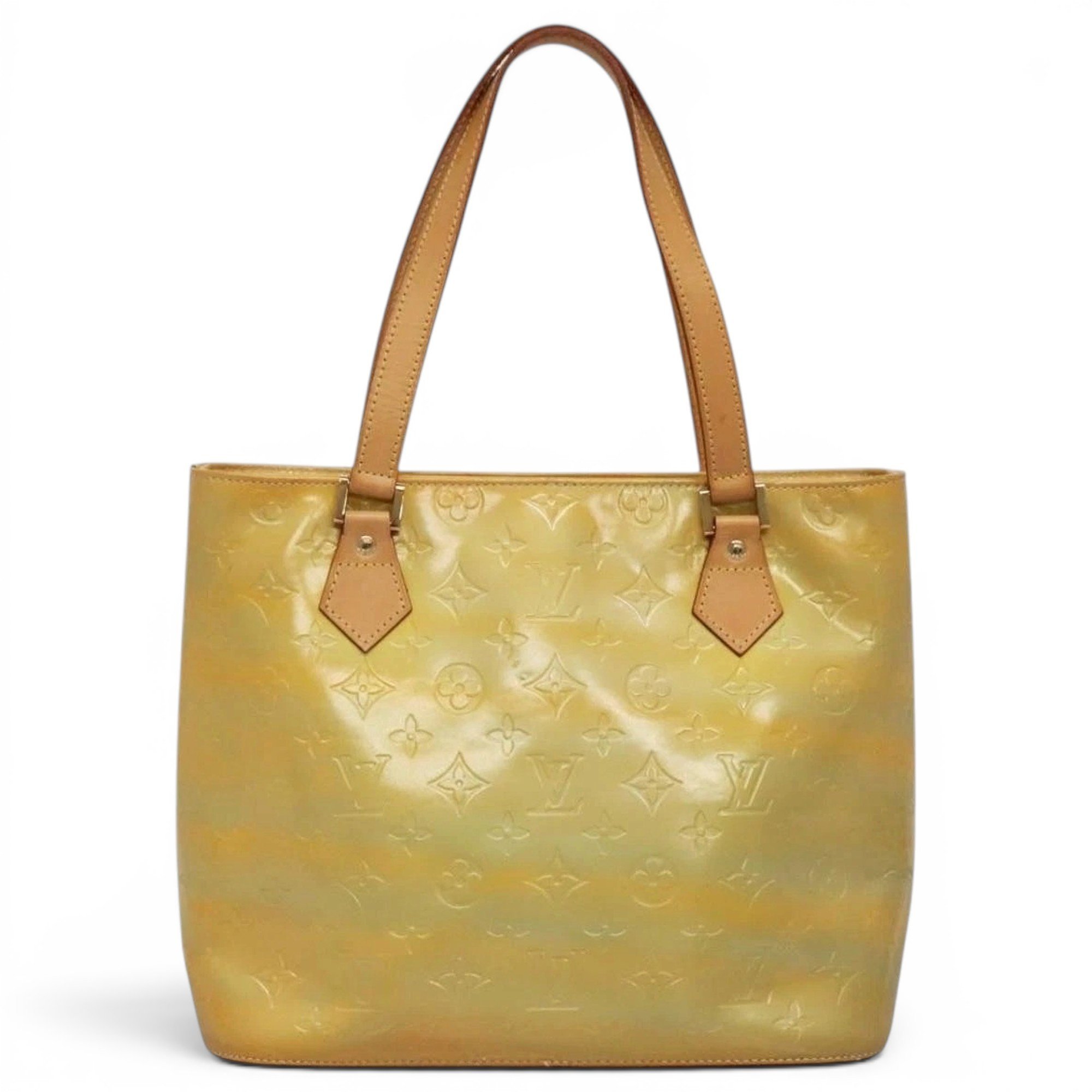 Patent leather handbag