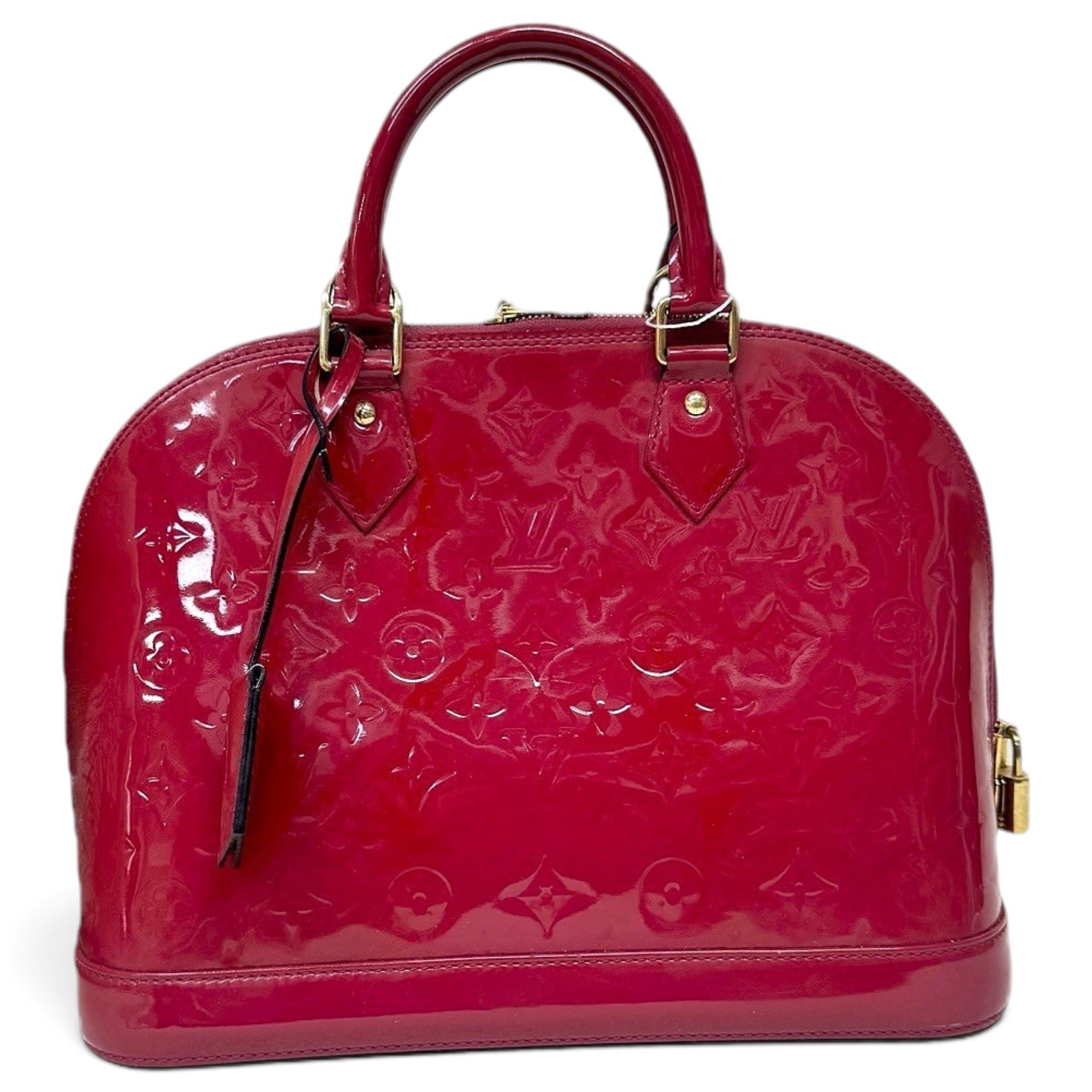 Louis Vuitton Alma leather handbag