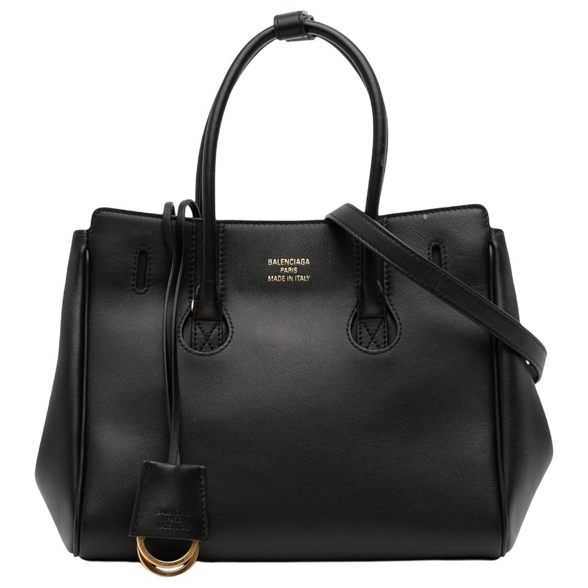 B leather satchel
