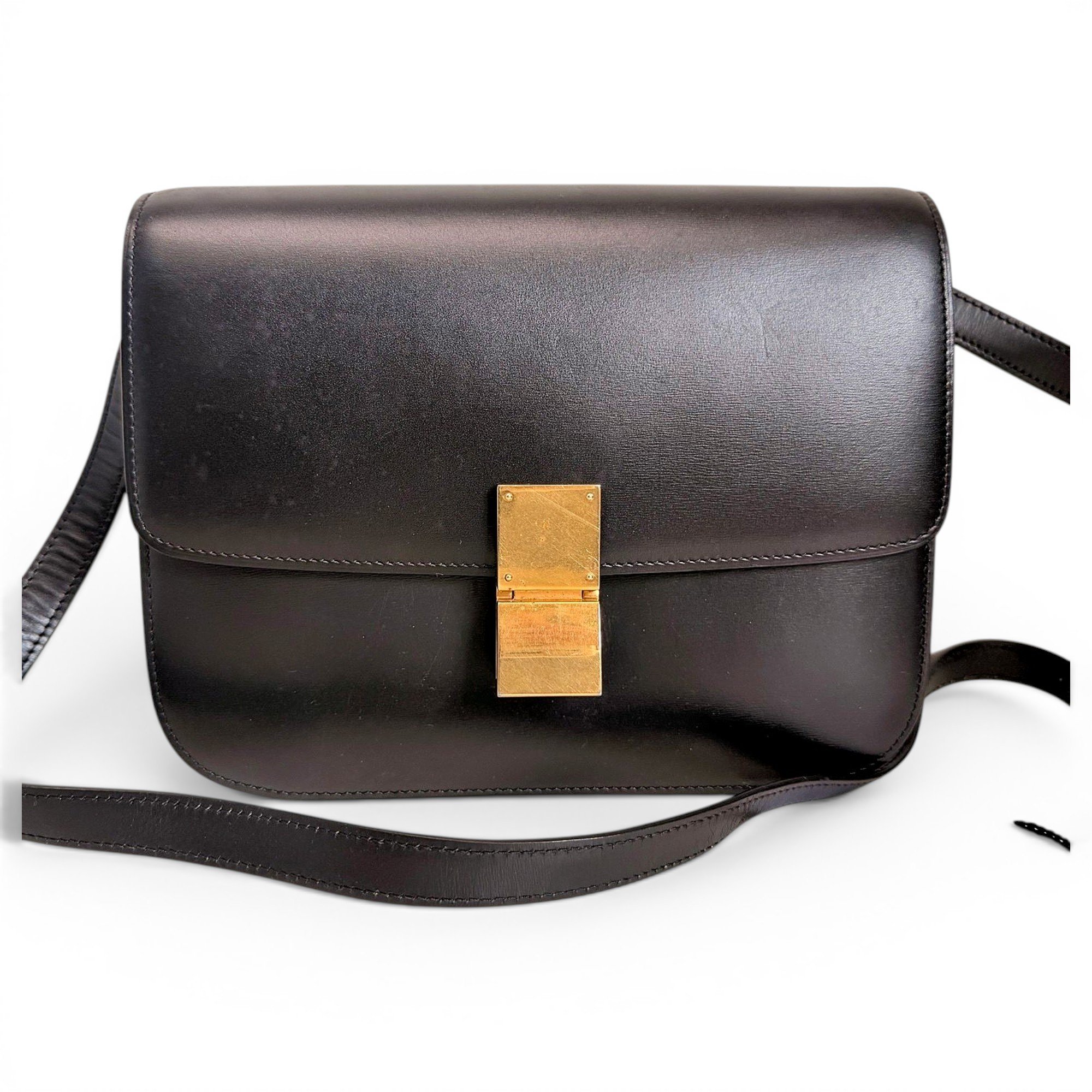 Classic leather handbag