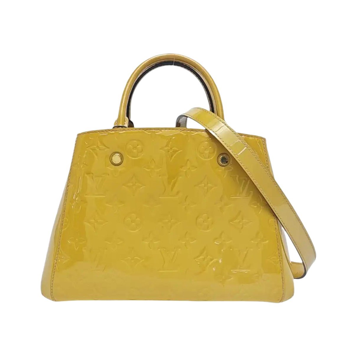 Montaigne patent leather handbag