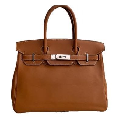 Hermes Birkin 30 Handbag Gold Swift Leather