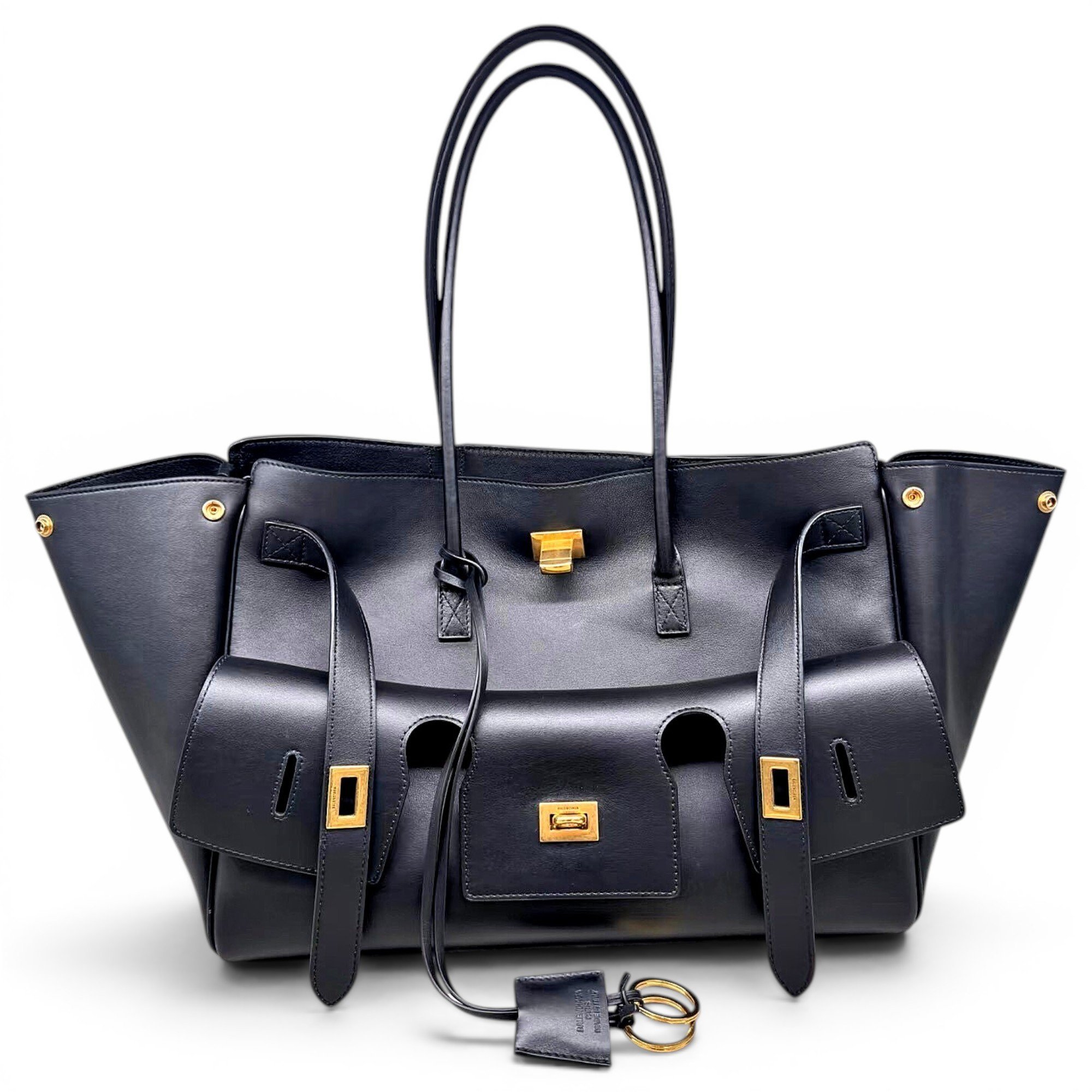 Leather tote