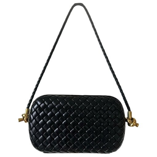 Pochette Knot leather clutch bag