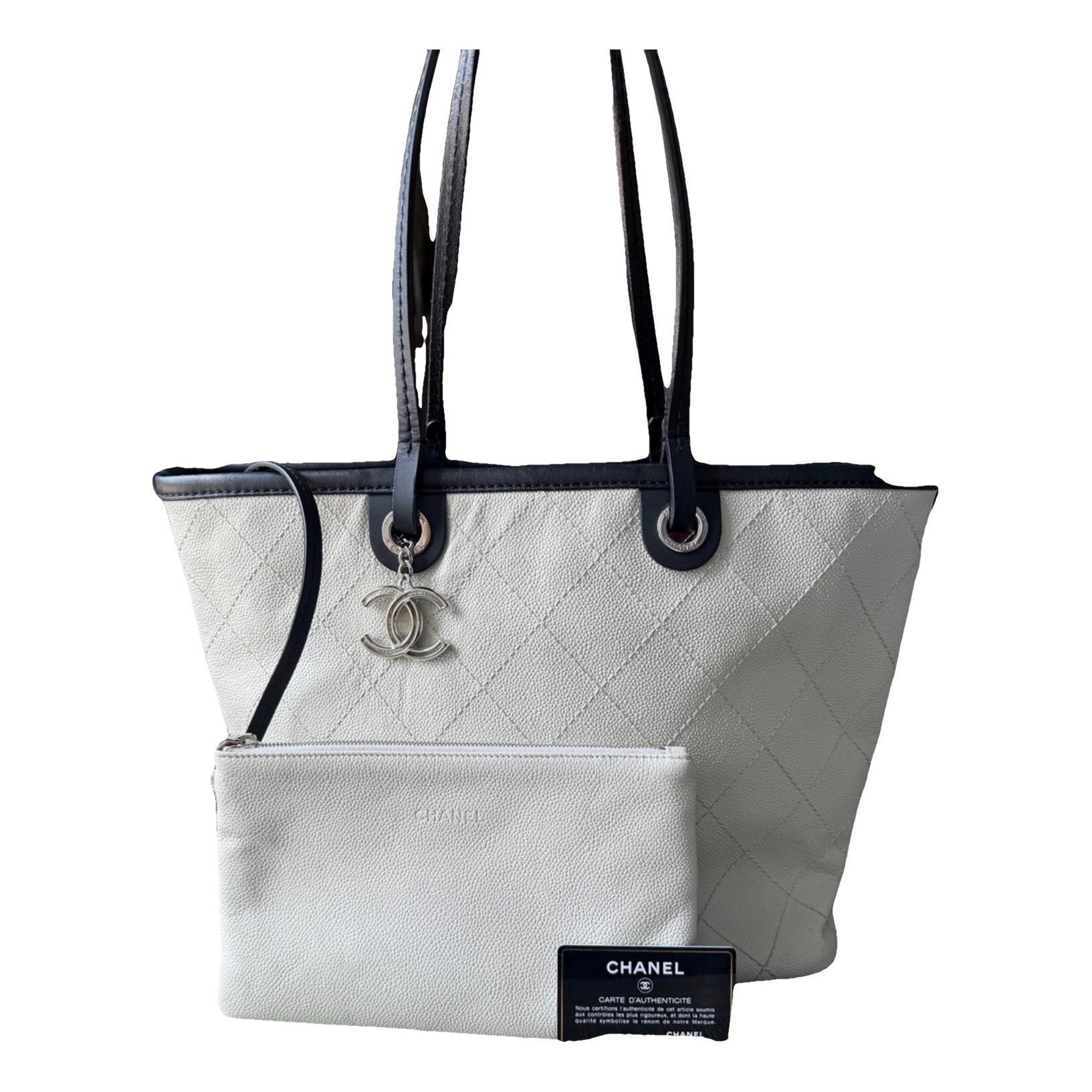 Grand shopping leather tote