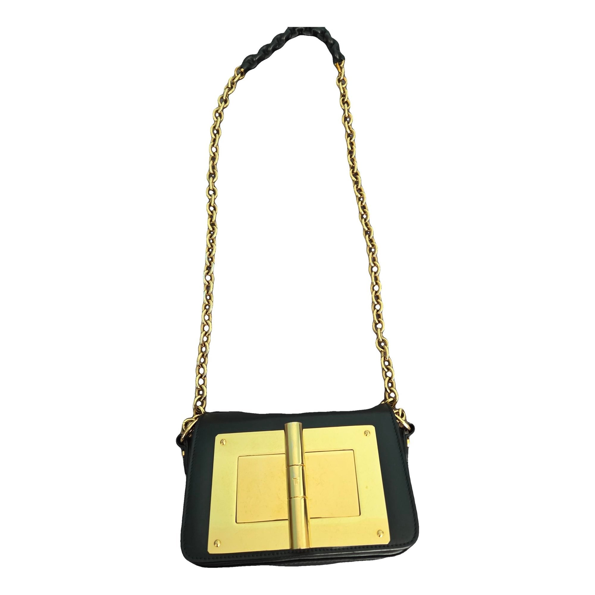 Natalia patent leather clutch bag